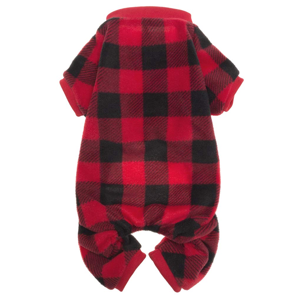 Scenereal Dog Pajamas For Small To Large Dogs Soft Pet Sweater Clothes Warm Puppy Onesie Outfits For Doggie Winter Christmas - D