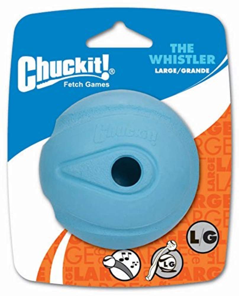 Chuckit! 2 Pack Of The Whistler Balls, Large, Dog Toys That Make Toys When Thrown