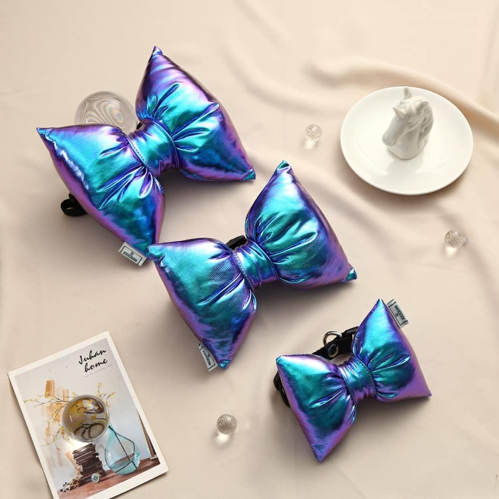 Dog Collar With Bowtie, Durable Detachable Adjustable And Comfortable Bow Tie Dog Collar For Small Dogs Puppies And Cats, Neck 1