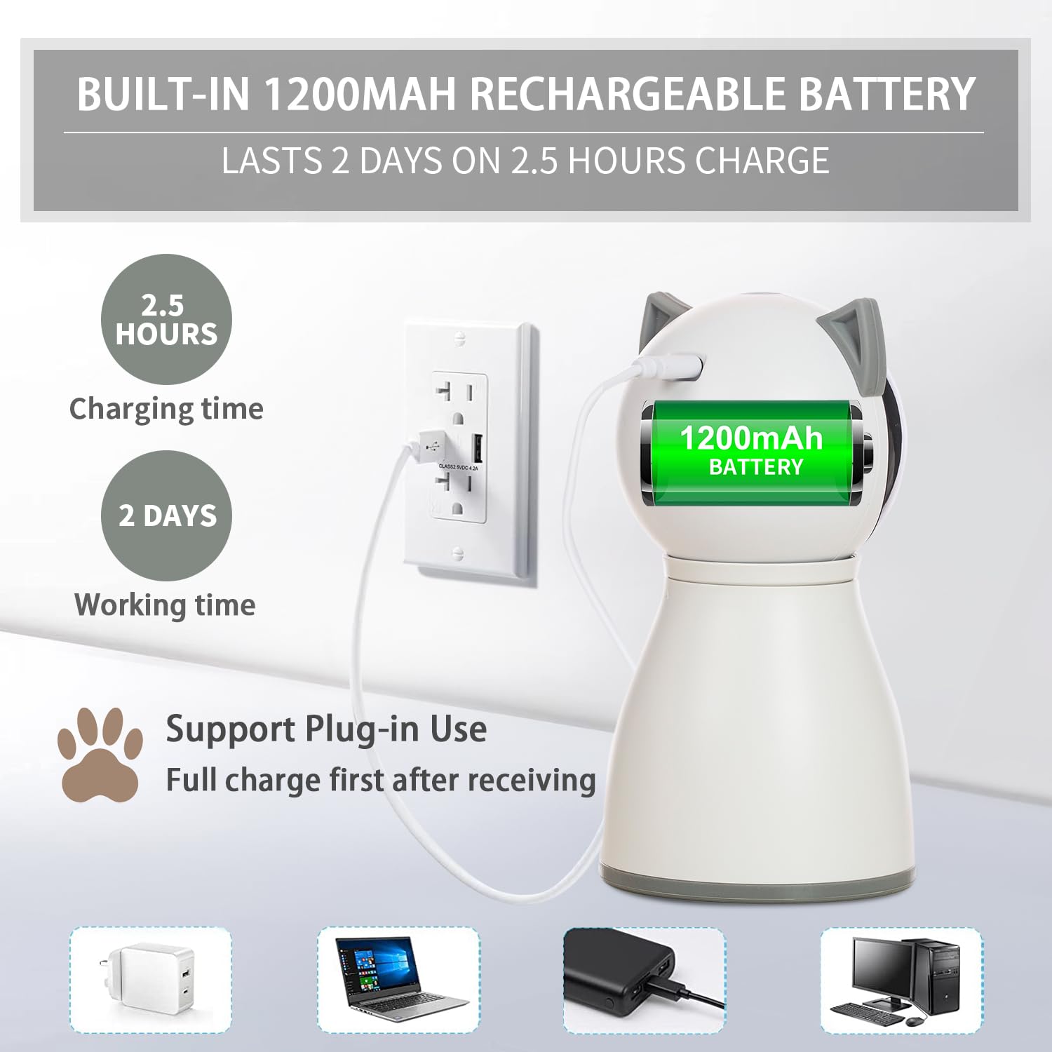 Yve Life Laser Cat Toys For Indoor Cats,The 4Th Generation Real Random Trajectory Motion Activated Rechargeable Automatic Cat Laser Toy,Interactive Cat Toys For Bored Indoor Adult Cats/Kittens/Dogs