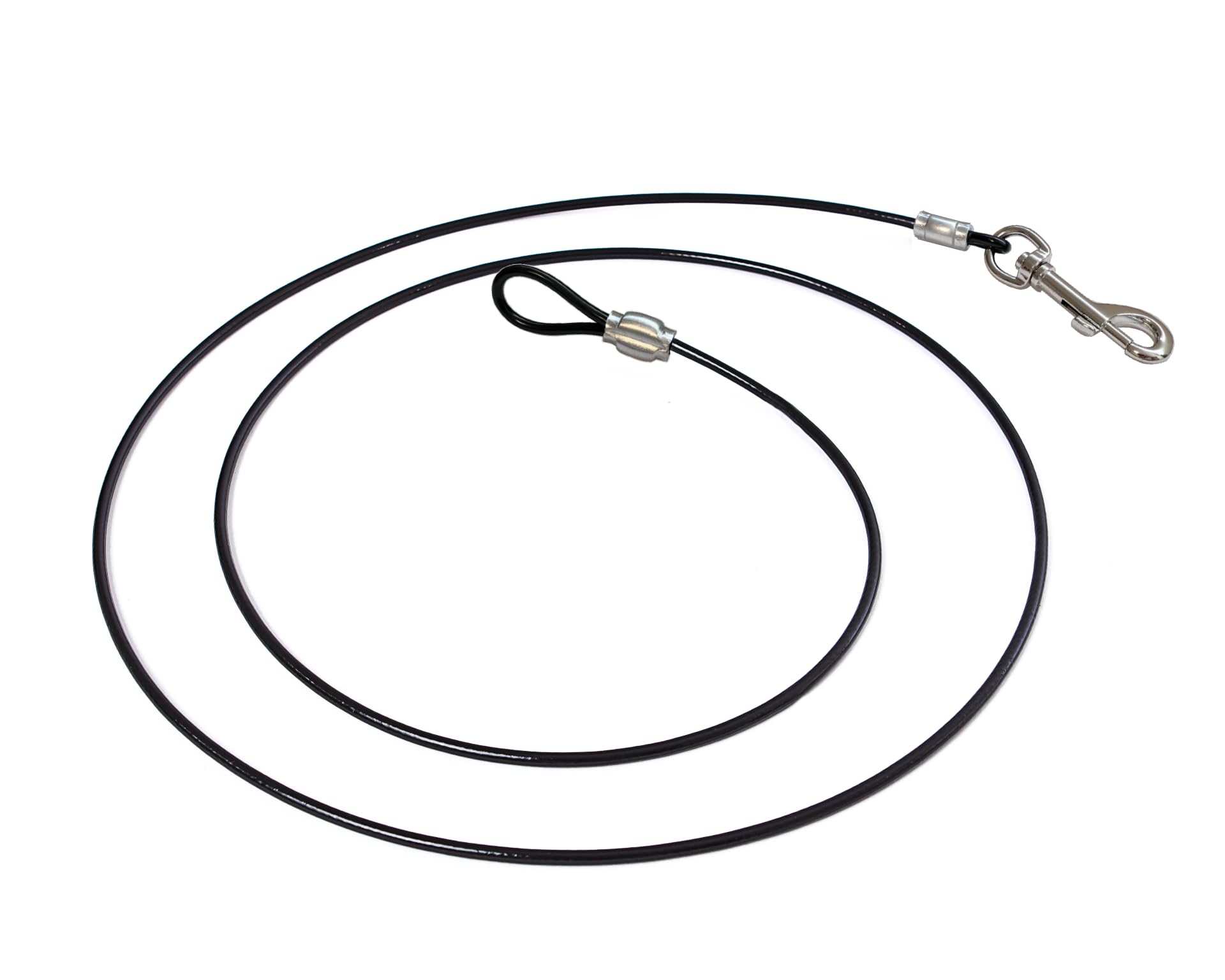 Training Tie Down - Short Tether for Dogs & Teething Puppies (6 feet)
