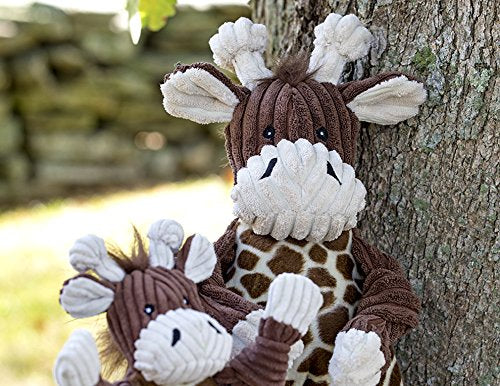 Hugglehounds Knotties Dog Toys For Large Dogs - Plush Dog Toy For Aggressive Chewers - Squeaky Interactive Puppy Toys - Soft Yet Tough, Durable Stuffed Pet Chew Toy For All Breedss | Large Giraffe