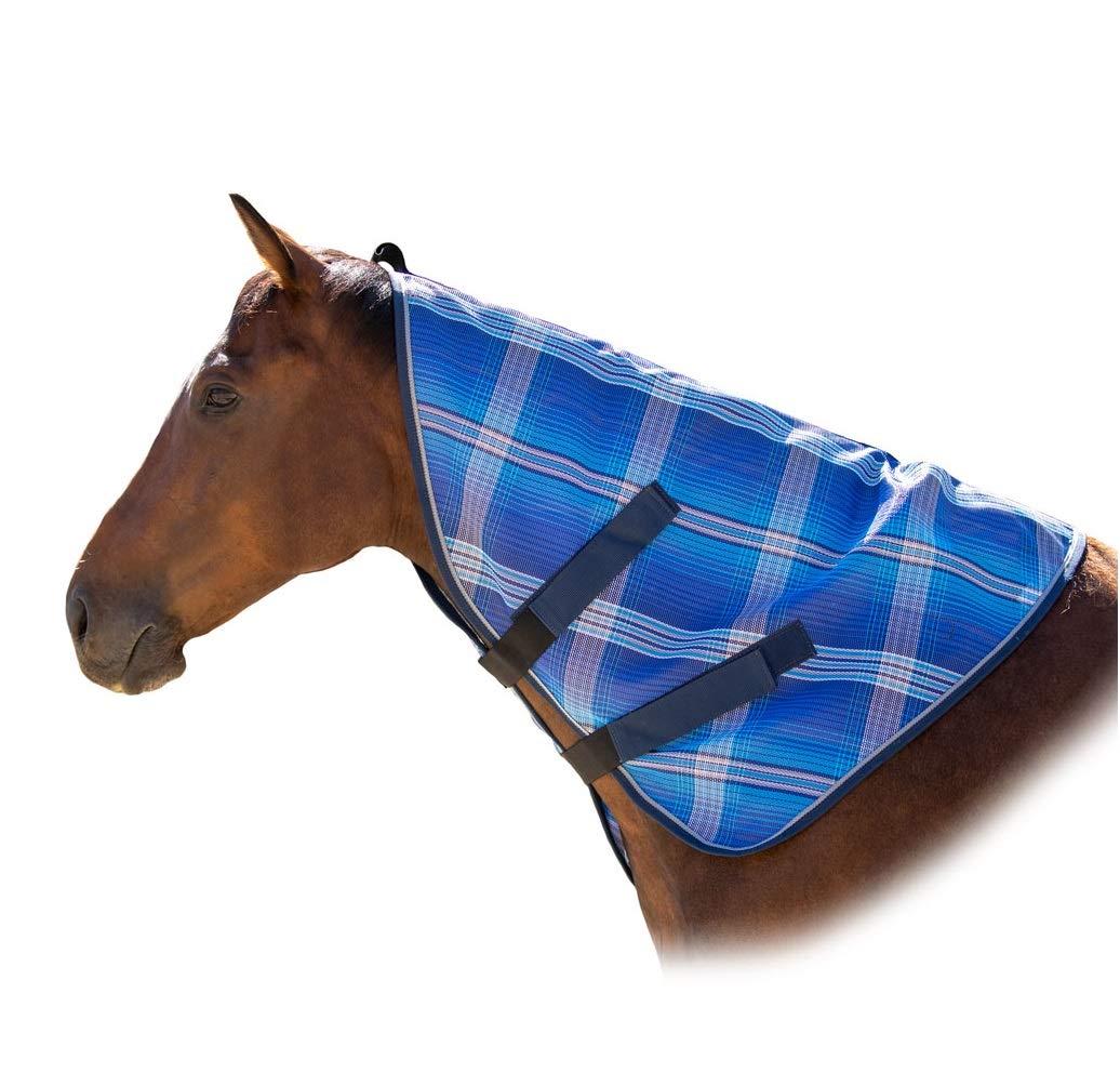 Kensington Signature Textilene Neck Piecesize: Xl-Lrg.Horse Color: 181 - Kentucky Blue