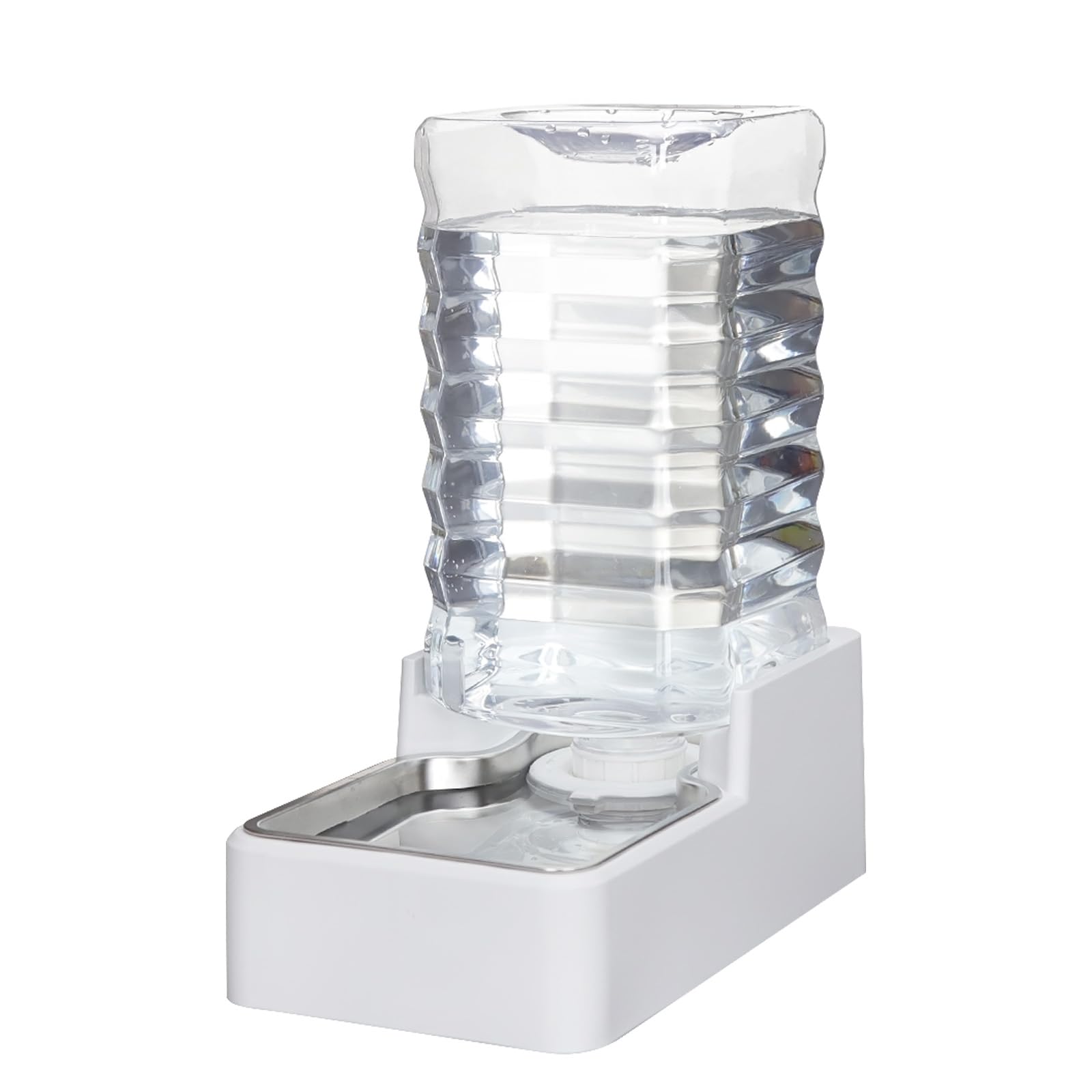 MASOCAT 9L Automatic Large Capacity Dog and Cat Water Dispenser with Stainless Steel Bowl,100% BPA-Free,Gravity Waterer,Suitable