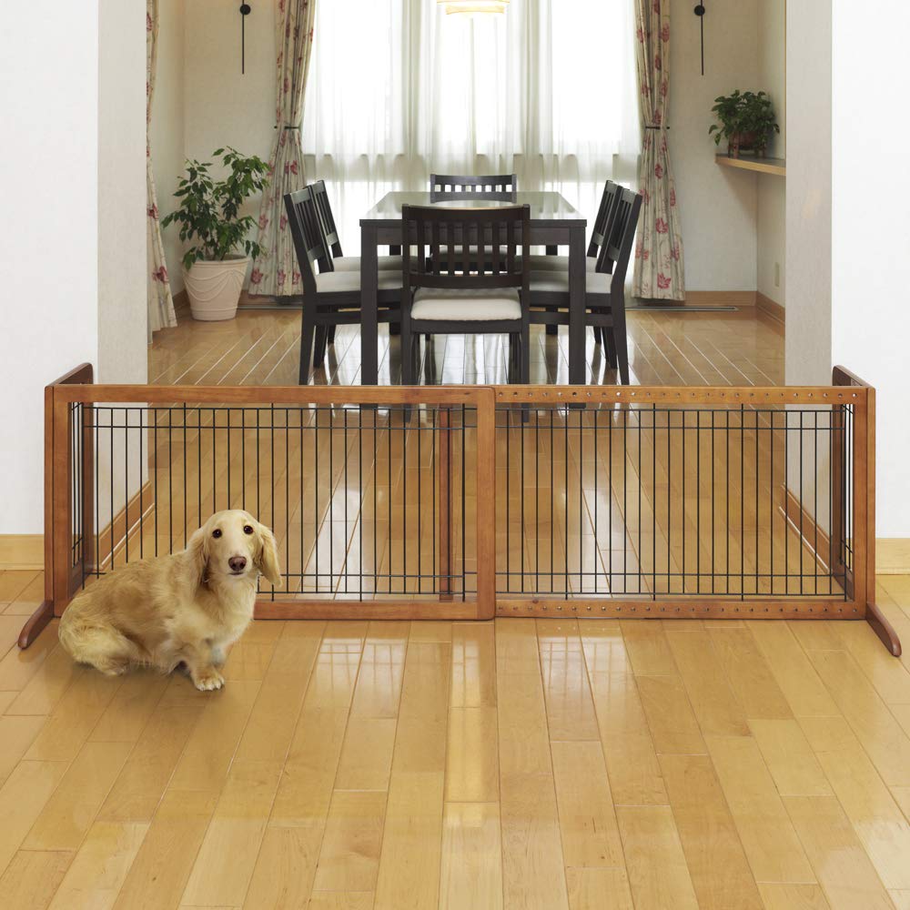 Large Bay Isle Freestanding Pet Gate - Tall