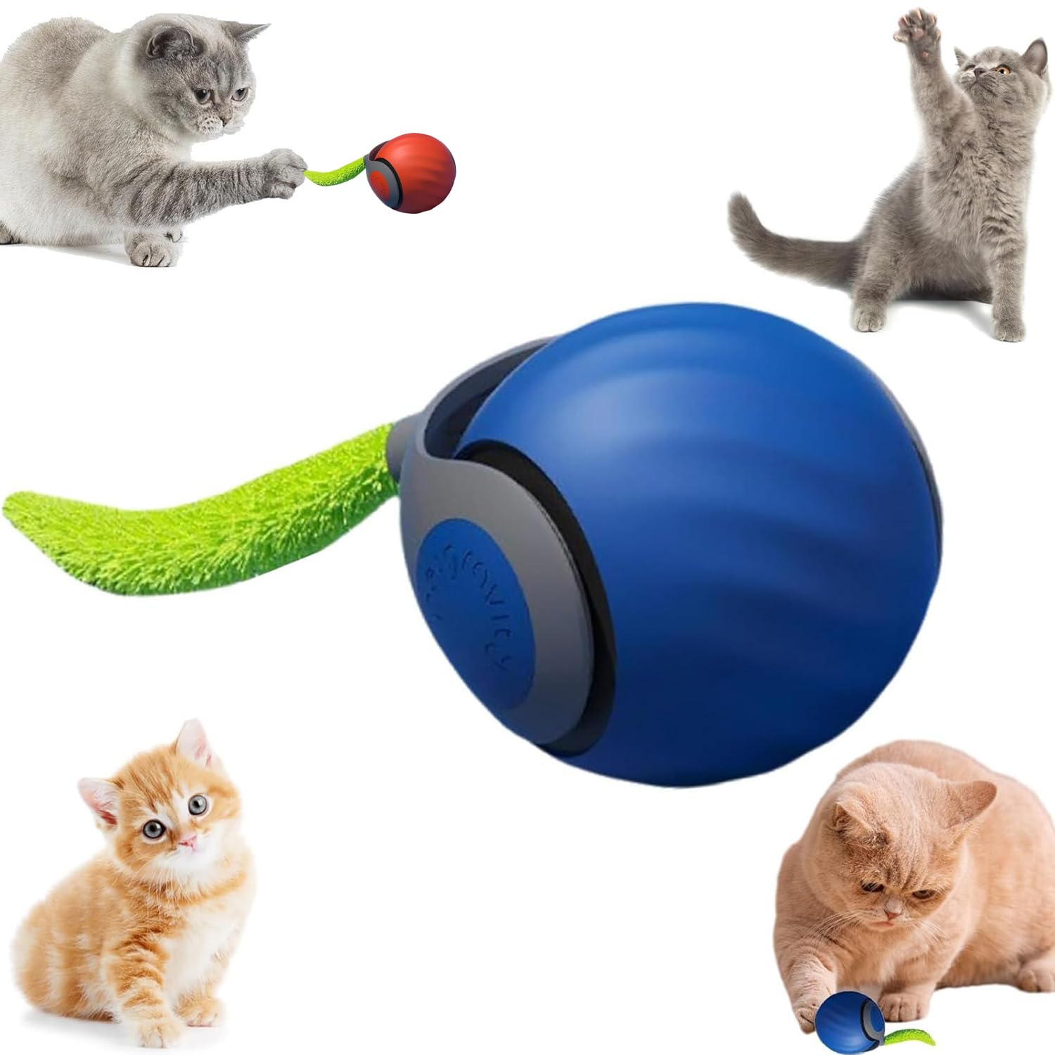 Gshlgao Smart Interactive Cat Toy,2025 New Generation Interactive Cats Toys,Interactive Cat Toys For Indoor C At Ball,Automatic 