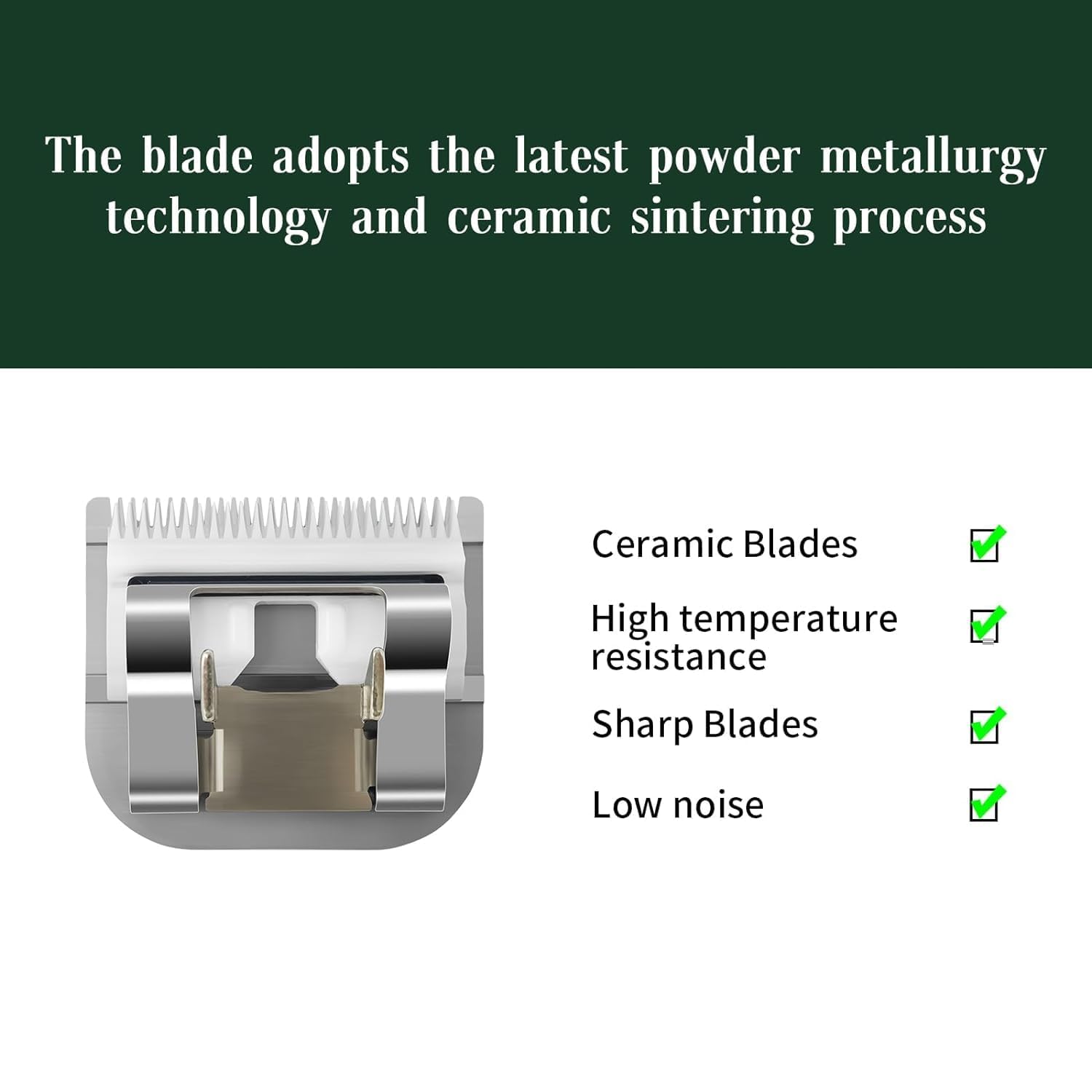 2 Pcs 84 Detachable Replacement Blades,compatible with oster Classic 76/Star-Teq/Power-Teq andi A*dis AGC,BDC,BGC,MBG Series Cli