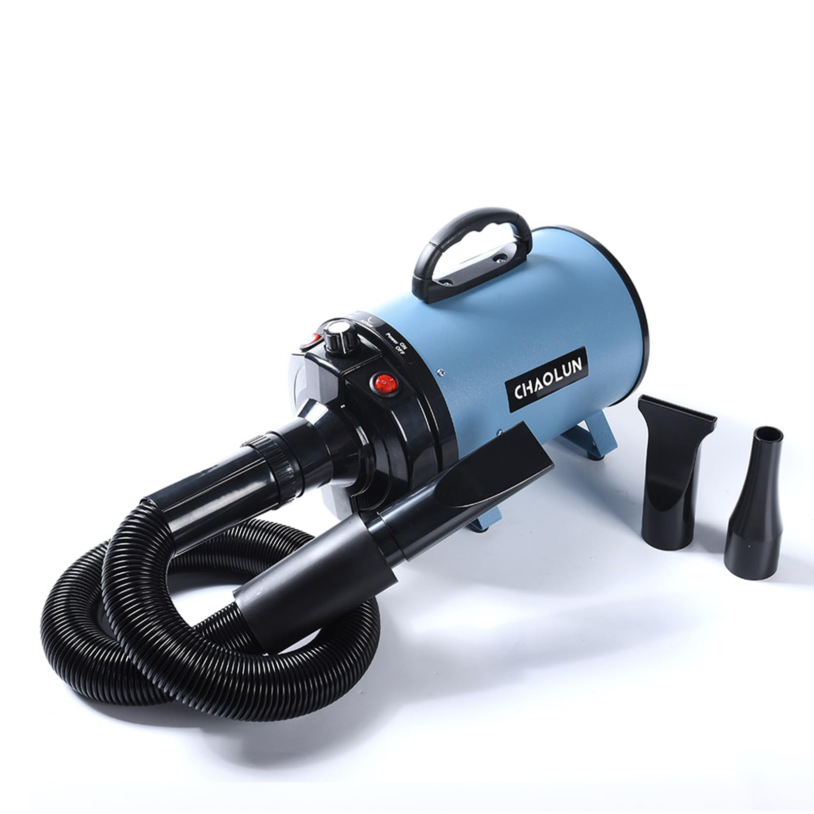 Chaolun Dog Dryer, Dog Blow Dryer, High Velocity Professional Pet Grooming Dryer, Dog Hair Dryer With Heater, Stepless Adjustabl