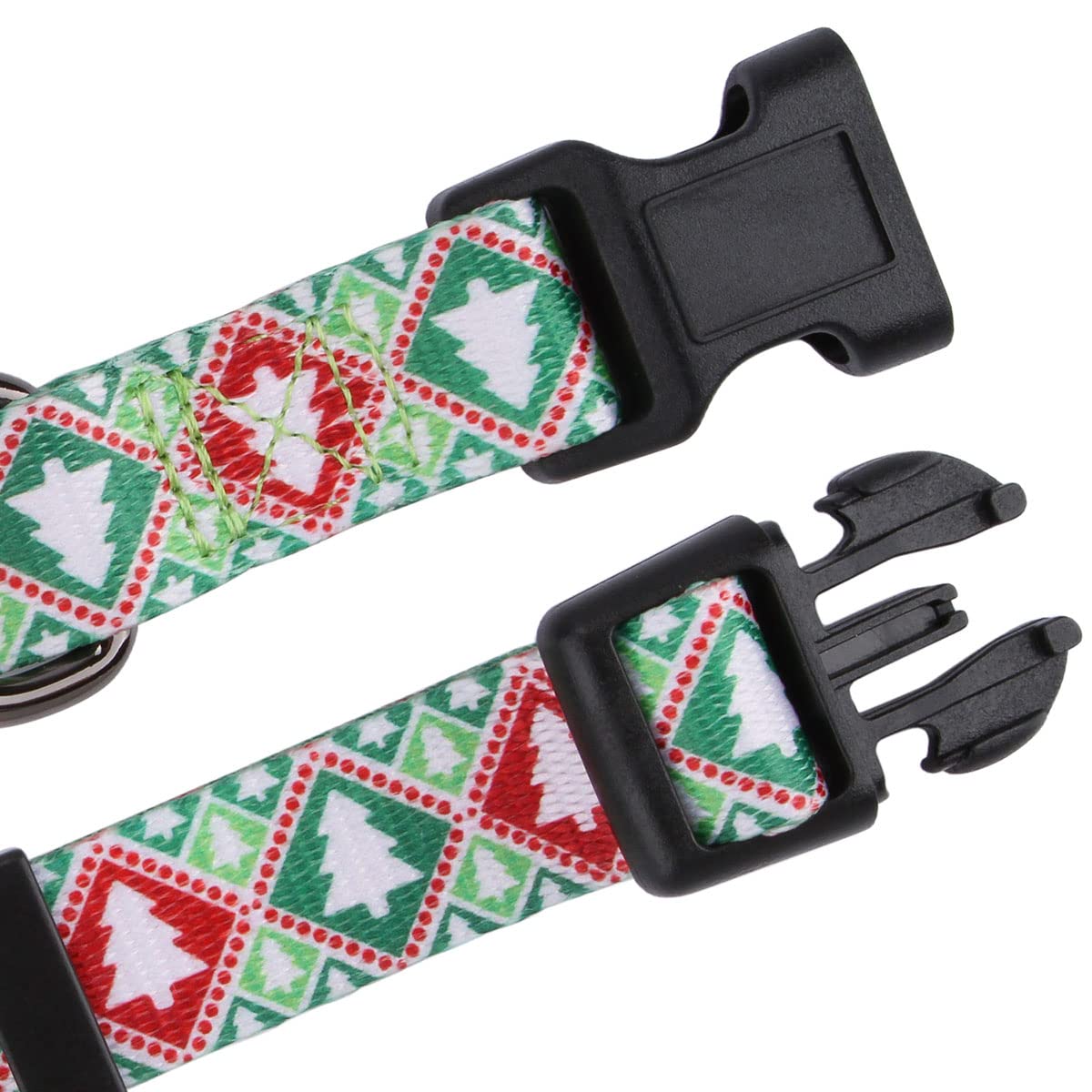 Rhea Rose Christmas Tree Dog Collar For Small Medium Large Dogs 012 Tree L