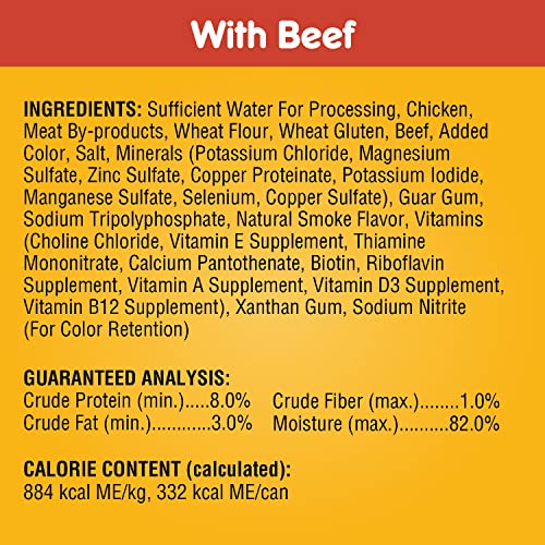 PEDIGREE CHOICE CUTS IN GRAVY Adult Canned Soft Wet Dog Food Variety Pack, with Beef and Country Stew, 13.2 oz. Cans (Pack of 12