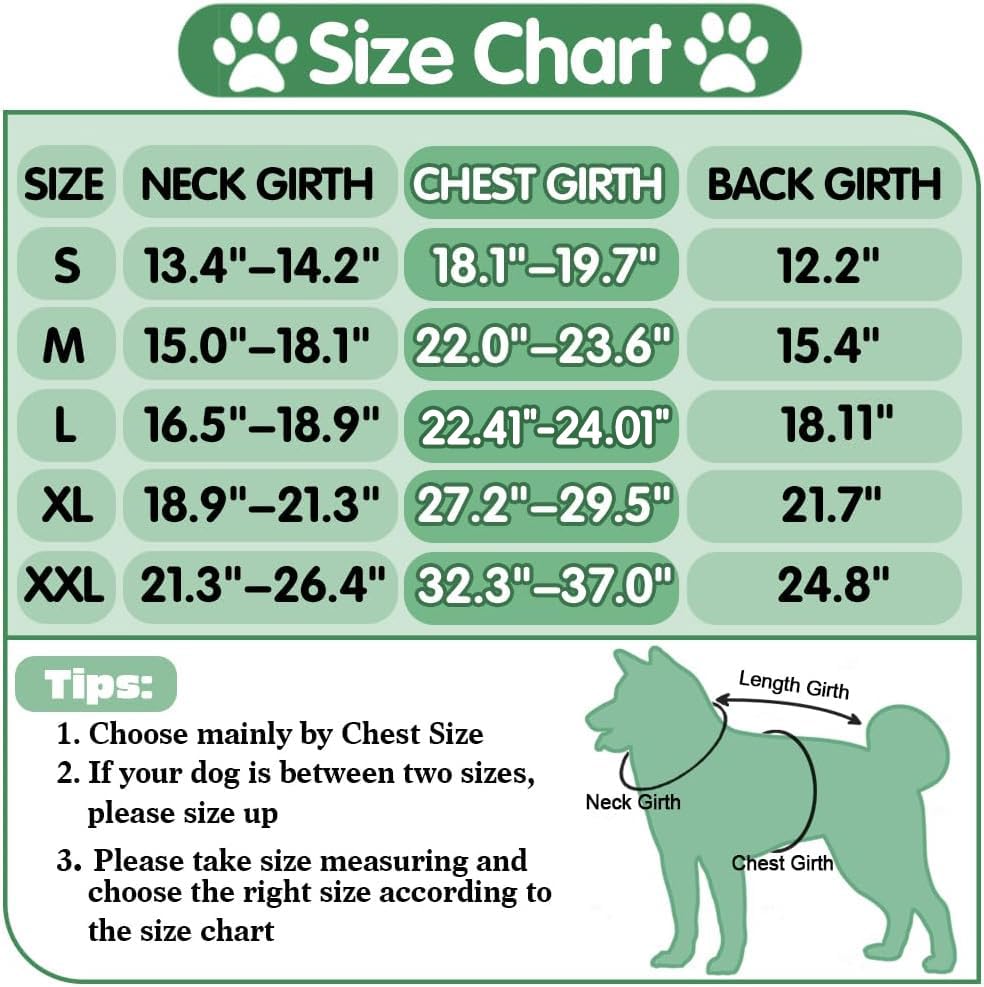Emust Dog Jacket, Small Medium Large Dogs Winter Coats, Cozy Dog Winter Vests For Dogs With Reflective Strip,Thick Windproof Win