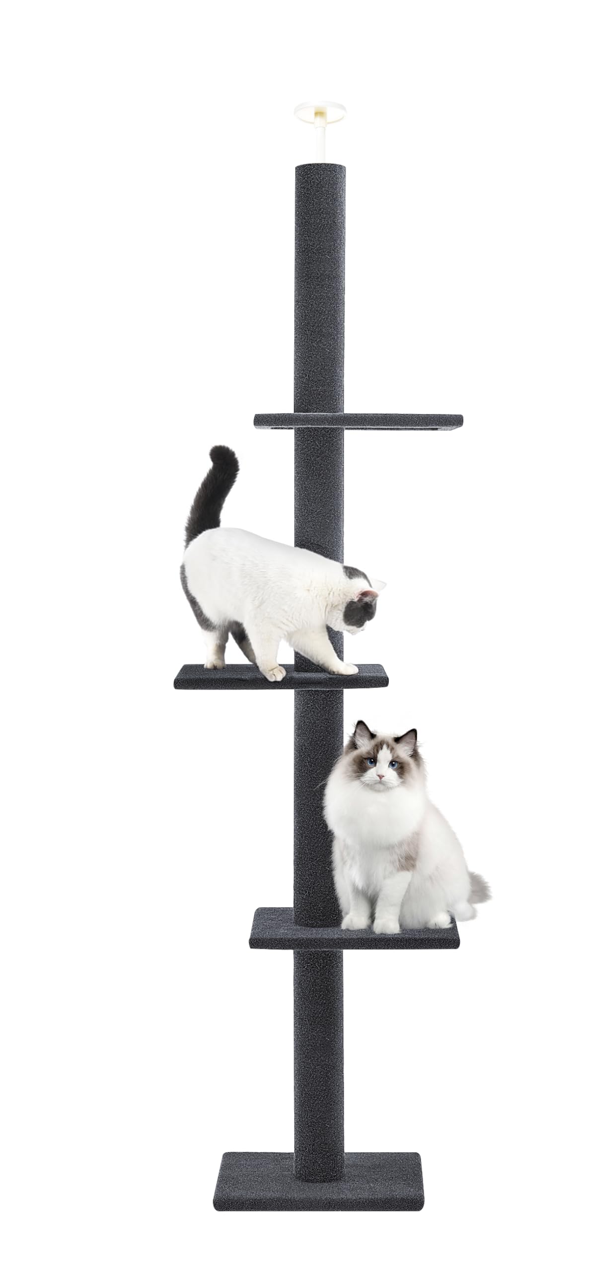 Cat Craft Cat Tree Floor to Ceiling 95-108 Tall Cat Tree Carpet Cat Tower Kitten Tree Sisal Scratching Post and Mat Cat Pole for