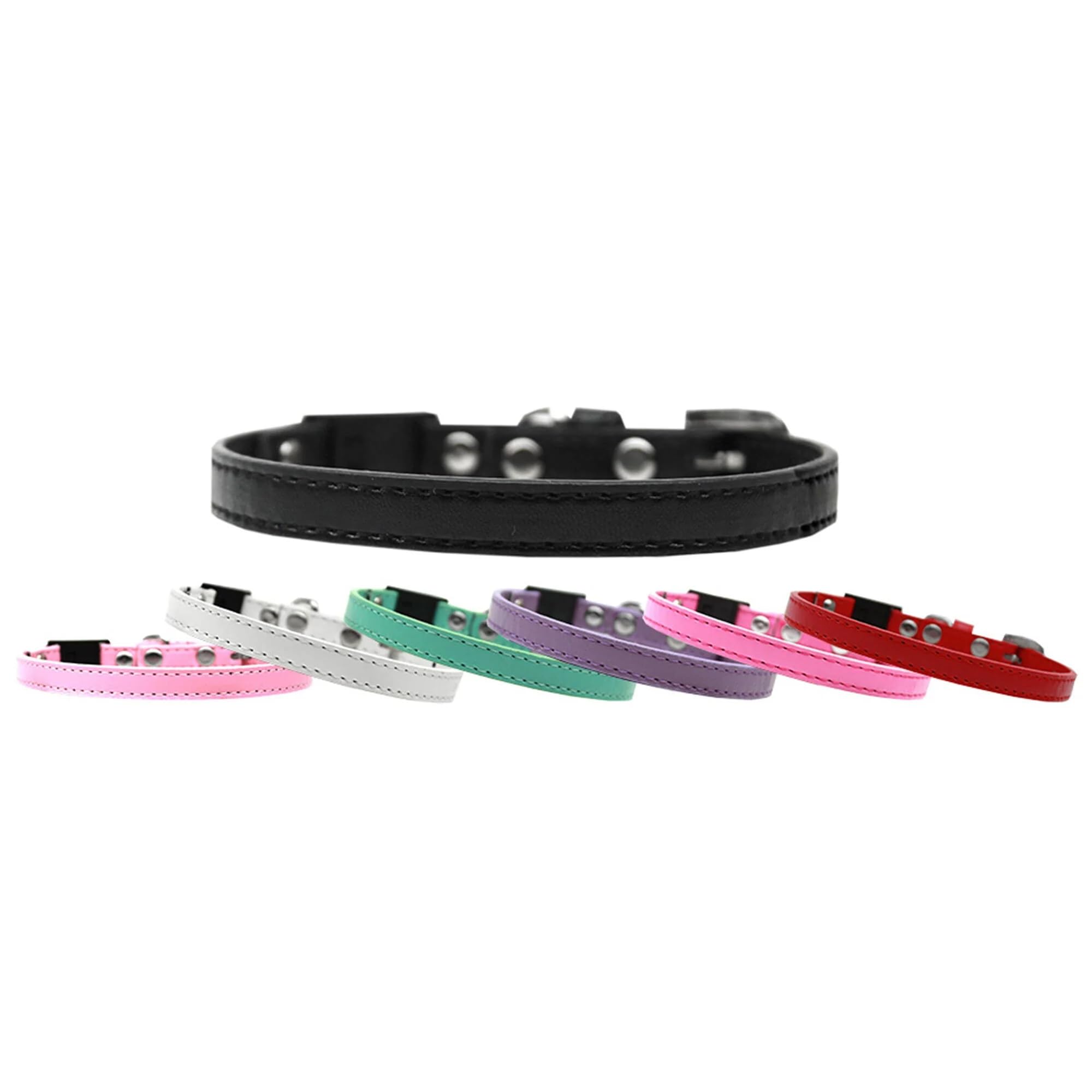 Cat Breakaway Plain Collar, Blank White 12