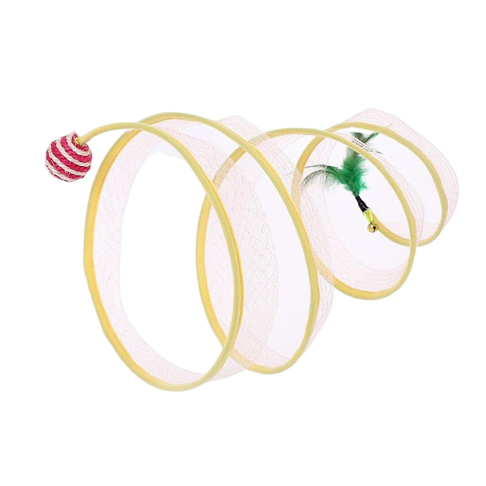 Enakshi Cat Tunnel Tube Collapsible Pet Interactive Toy For Puppy Supplies Sisal Round | Pet Supplies | Cat Supplies | Toys