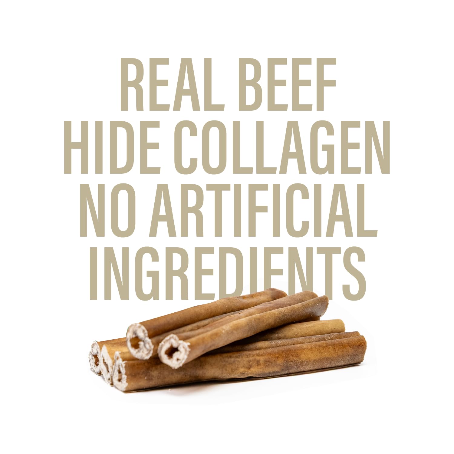 Chewers Joy Collagen Sticks 5-6 (5 Count) - Natural Dog Treats - Single Ingredient Long-Lasting Chews, High Protein