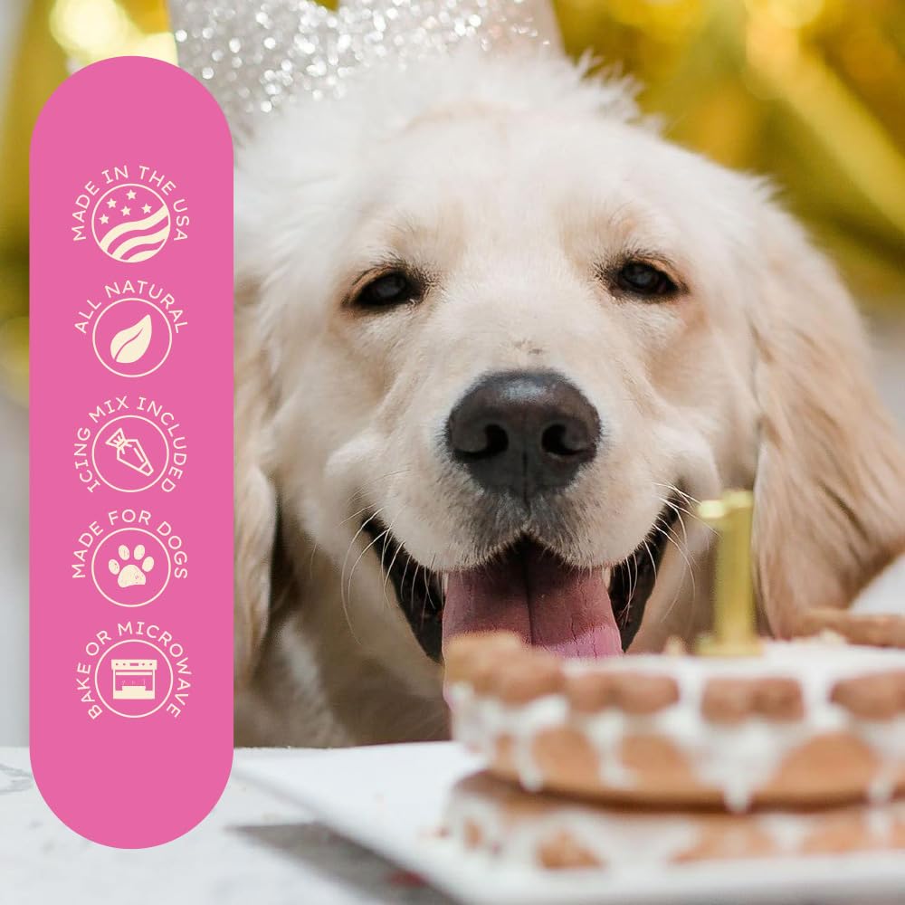 Puppy Cake Pumpkin Cake Mix and Frosting (Wheat-free) for Dogs-9 oz