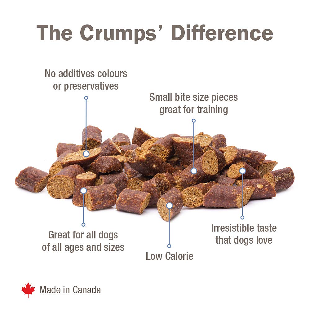 Crumps Natural Dog Mini Train Semi-Moist Beef 8.8 oz (250g)