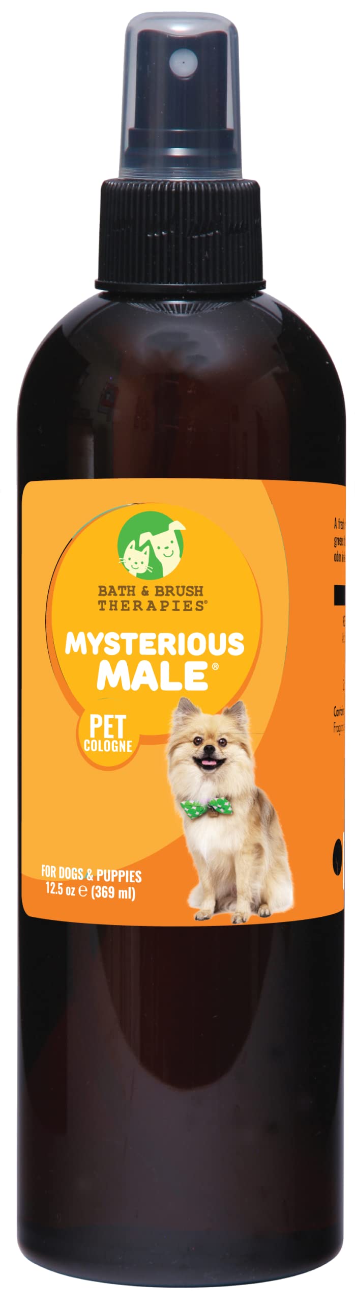 Showseason Animal Products Bath & Brush Therapies Mysterious Male Dog Cologne 12.5 oz. | Dog Perfume Long Lasting Odor Eliminato