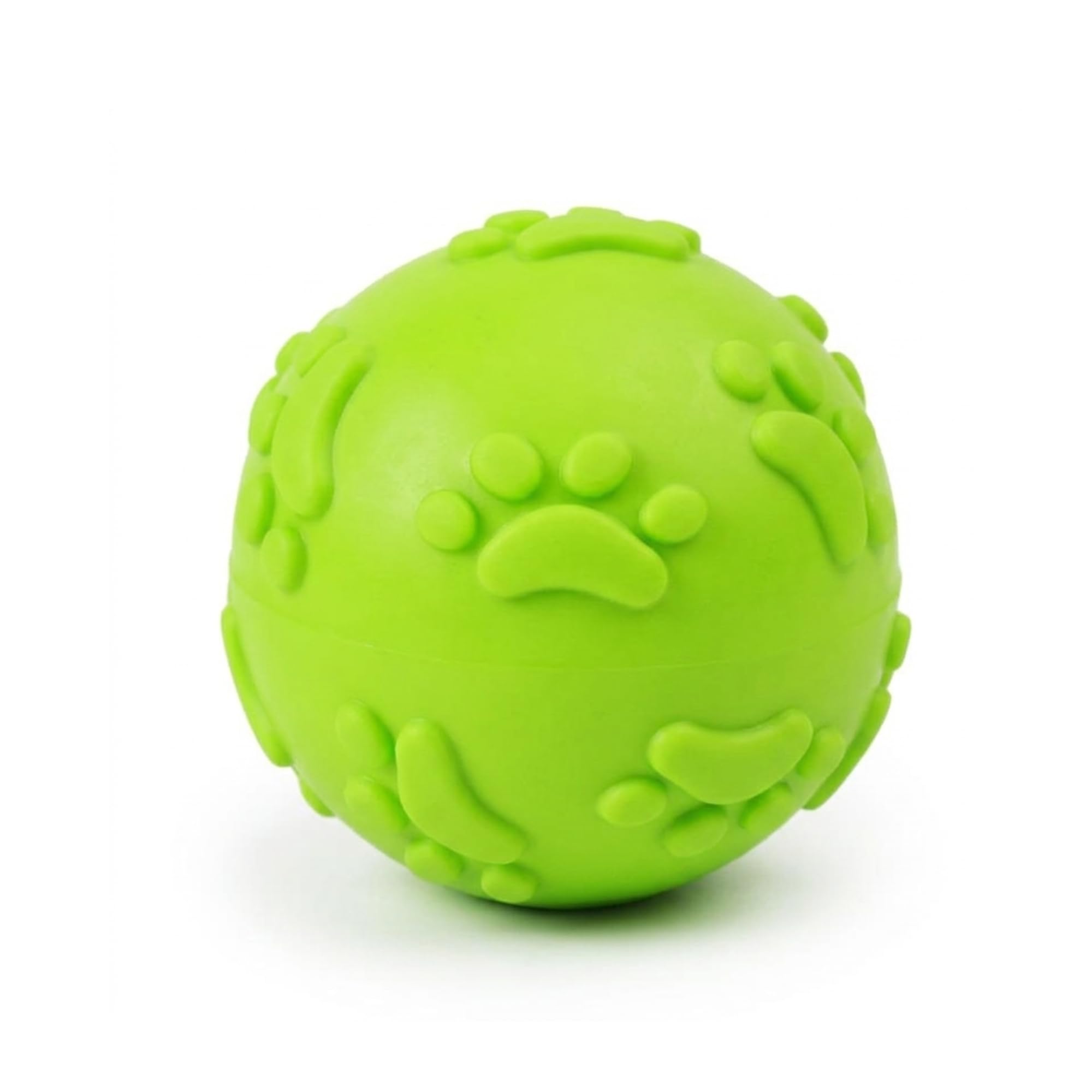 BohoBark Squeaky Dog Balls for Small and Medium Dogs, Interactive Pet Toys for Aggressive Chewers, Paw Print Dog Fetch and Play 