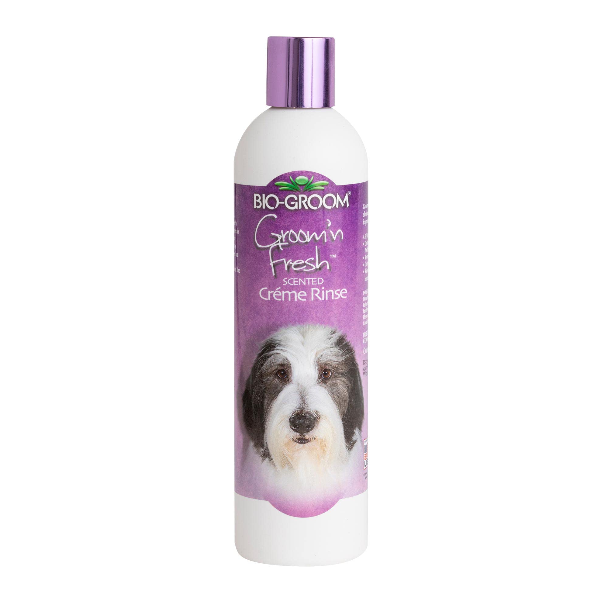 Bio-Groom Groom'N Fresh Dog Conditioner – Scented Dog Bathing Supplies, Puppy Wash, Cat & Dog Grooming Supplies For Sensitive Skin, Cruelty-Free, Made In Usa, Tearless Dog Products – 12 Fl Oz 1-Pack