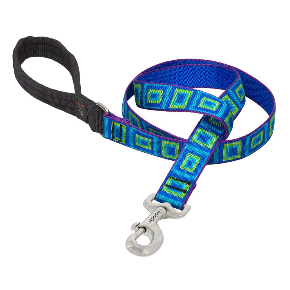 Lupinepet Originals 1' Sea Glass 6-Foot Padded Handle Leash For Medium And Larger Dogs