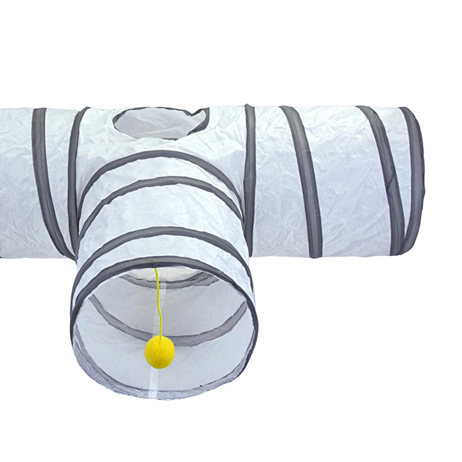 Secret Desire Collapsible 3 Ways Cat Tunnel Tube With Play Ball For Cats Rabbit Guinea Pig