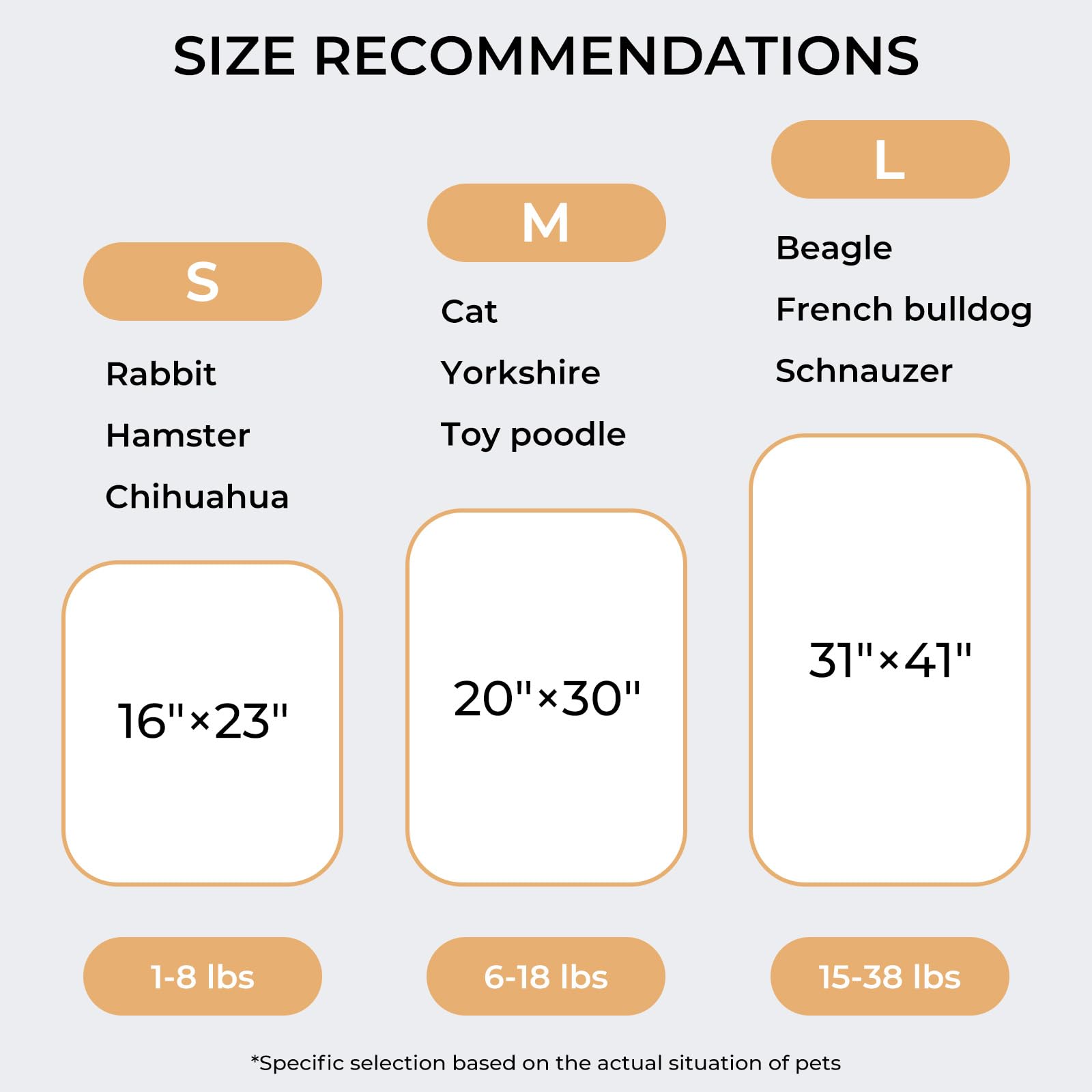 Luciphia 1 Pack 6 Dog Blankets Cat Soft Fluffy Fleece Pet Blanket Warm Cute Print Design Puppy Kitten Doggy Paw Grey Large(41''X