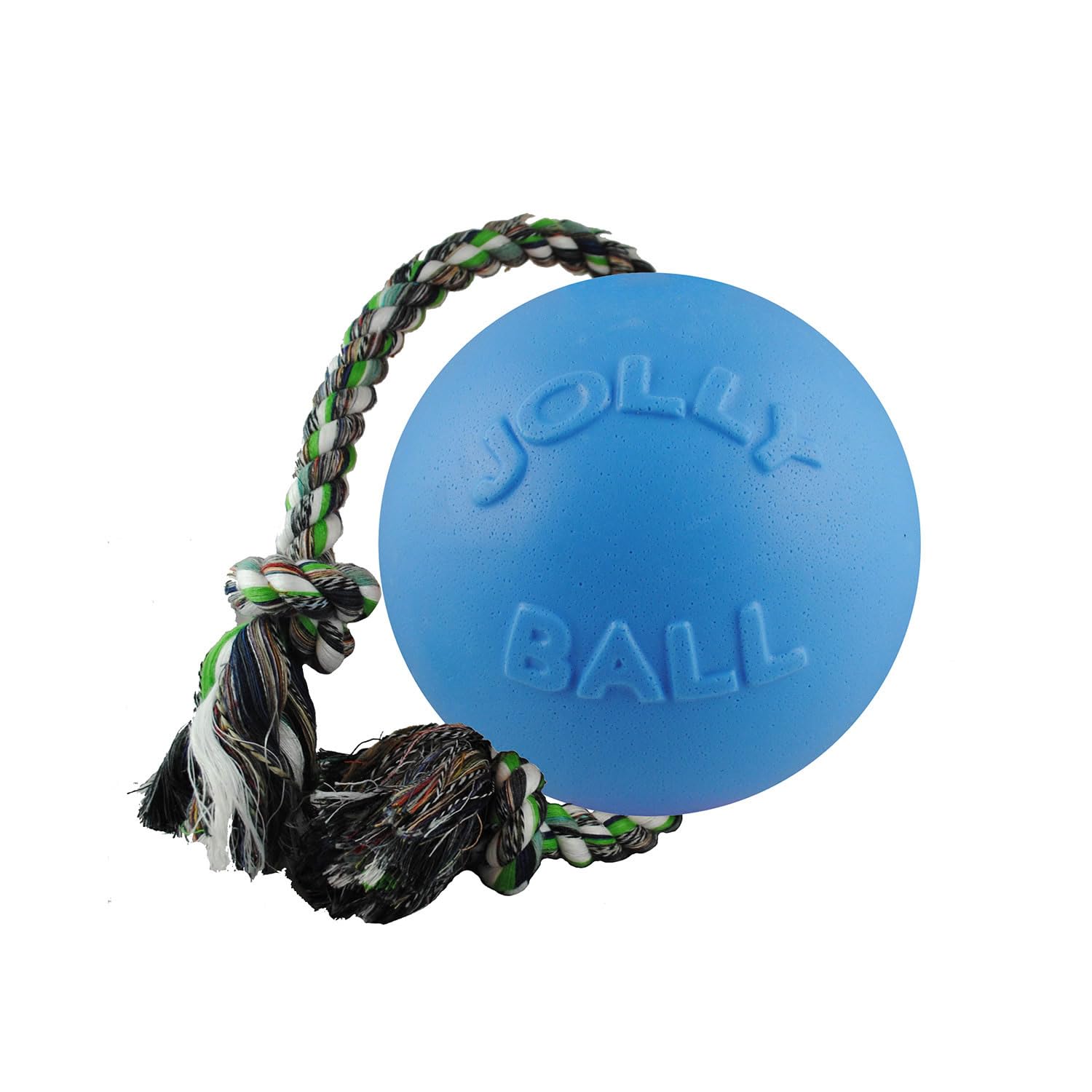 Jolly Pets Romp-N-Roll Ball Color: Blue, Size: 14'' H X 6'' W X 6'' D