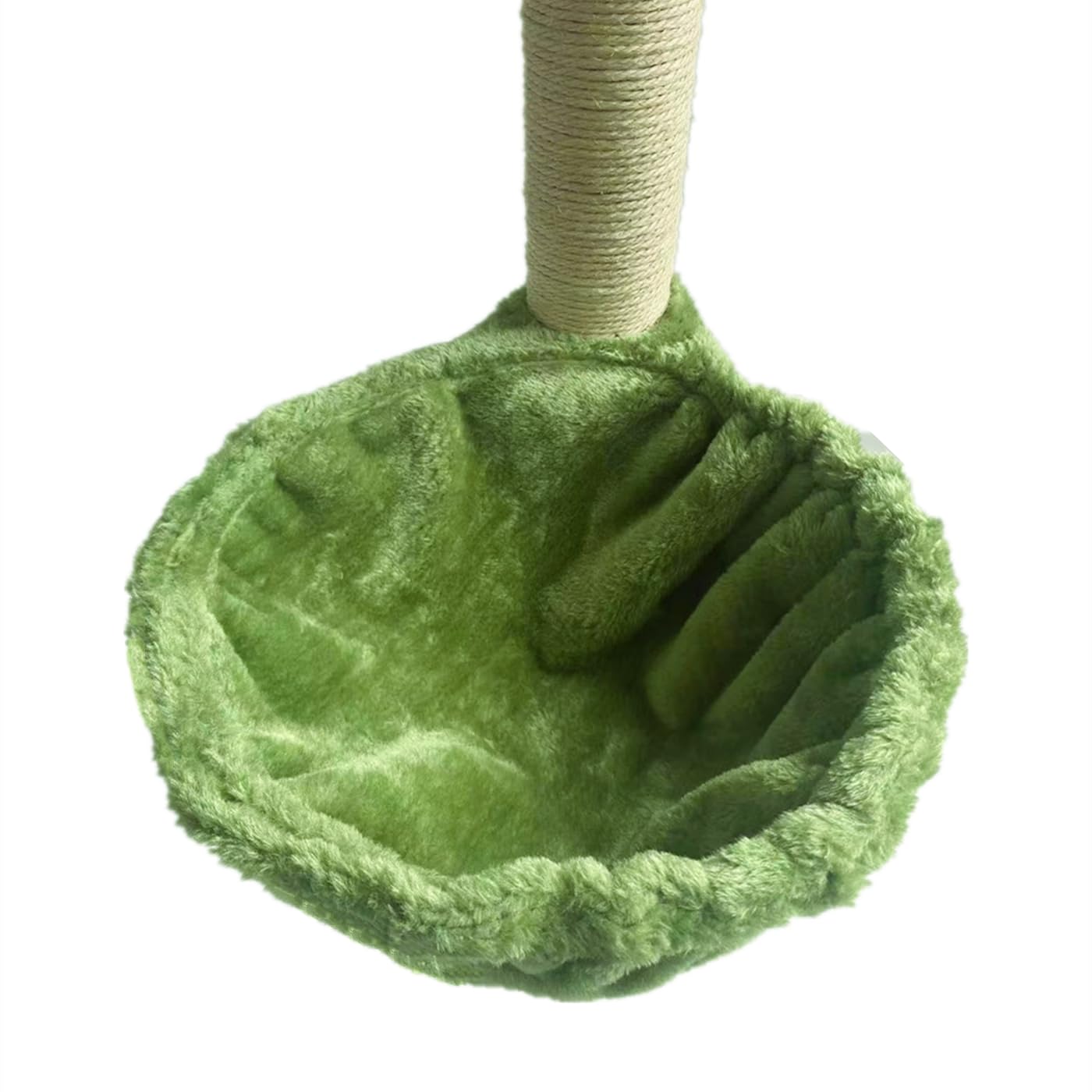 Shengocase 13' Green Nest Basket Lounger Hammock Bed Replacement For Cat Tree Tower, 5-Pack Hanging Toys, Cat Tree Accessories