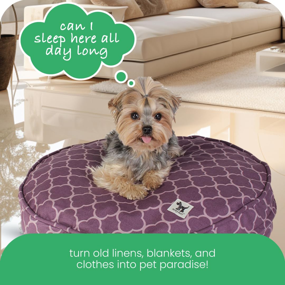 molly mutt Huge Dog Bed Cover - Royals Print - Measures 36    x 5 - 100% Cotton - Durable - Breathable - Sustainable - Machine W