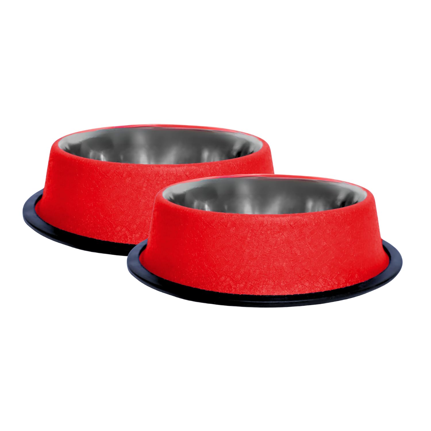 Pets Empire Stainless Steel Dog Bowls Medium Size Food & Water Bowl Set For Dogs & Cats | NonSlip, RustResistant, Durable | R
