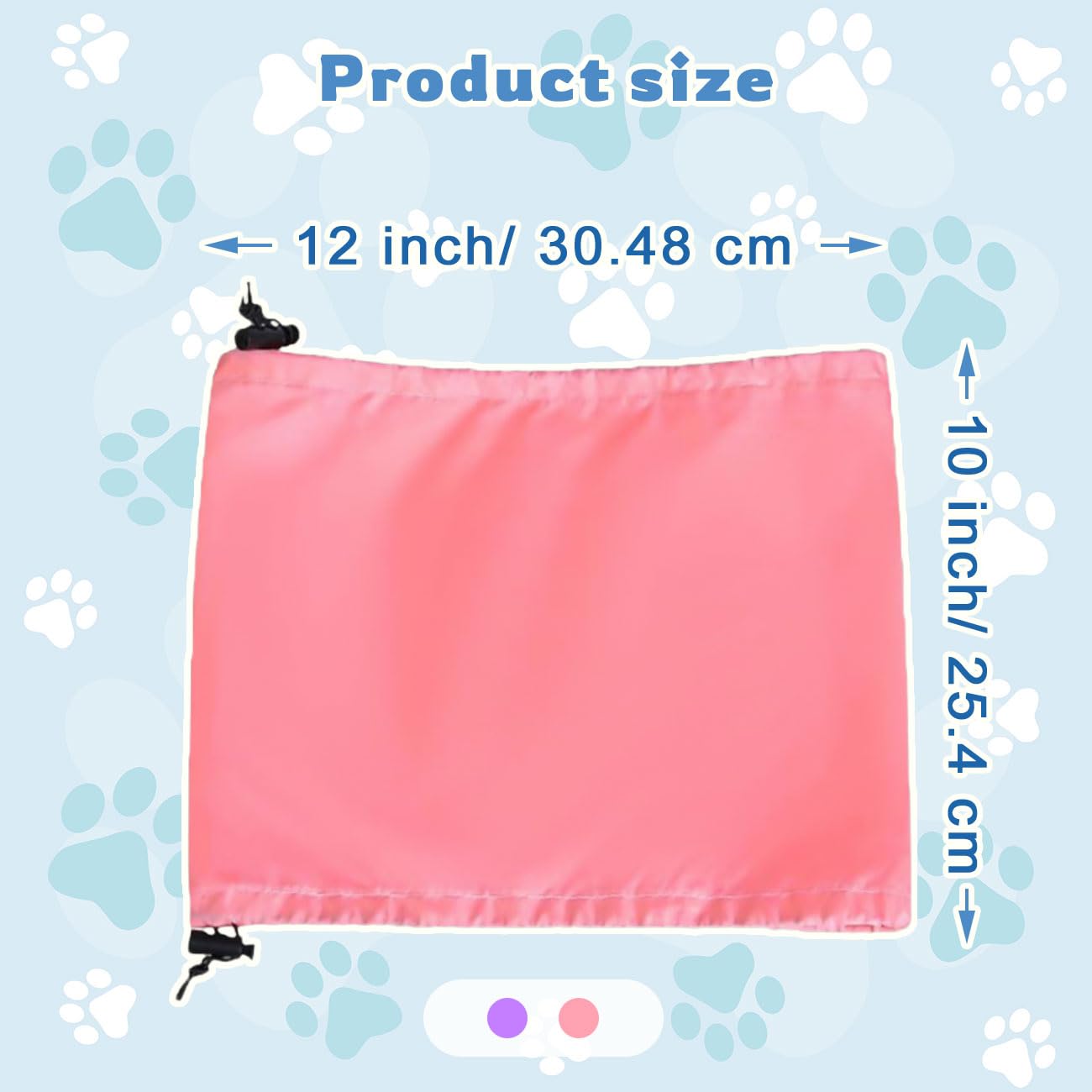 Dog Bath Shower Cap Waterproof Dog Ear Covers For Bath Dog Bathing Cap Ears Headband Snood Rain Hat Ear Wrap For Grooming (Purpl