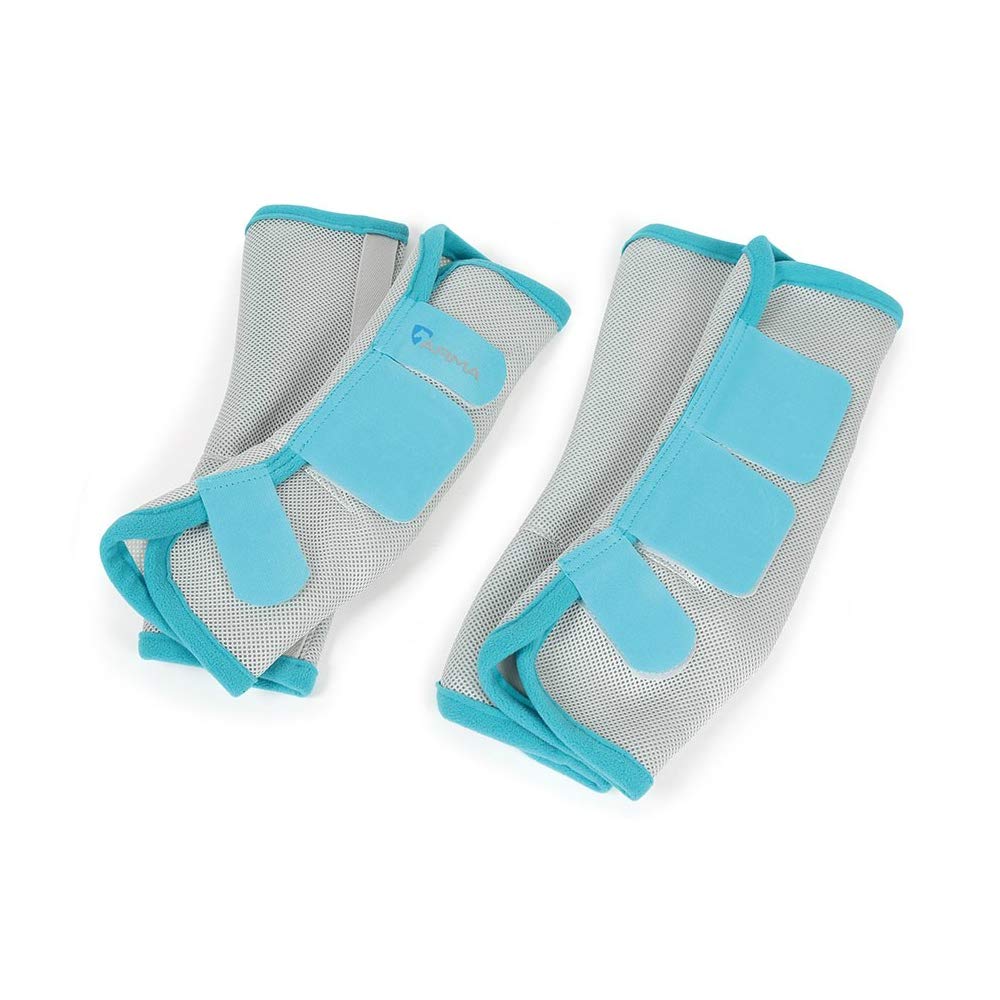 Shires Equestrian Horse Airflow Turnout Socks Teal Cob