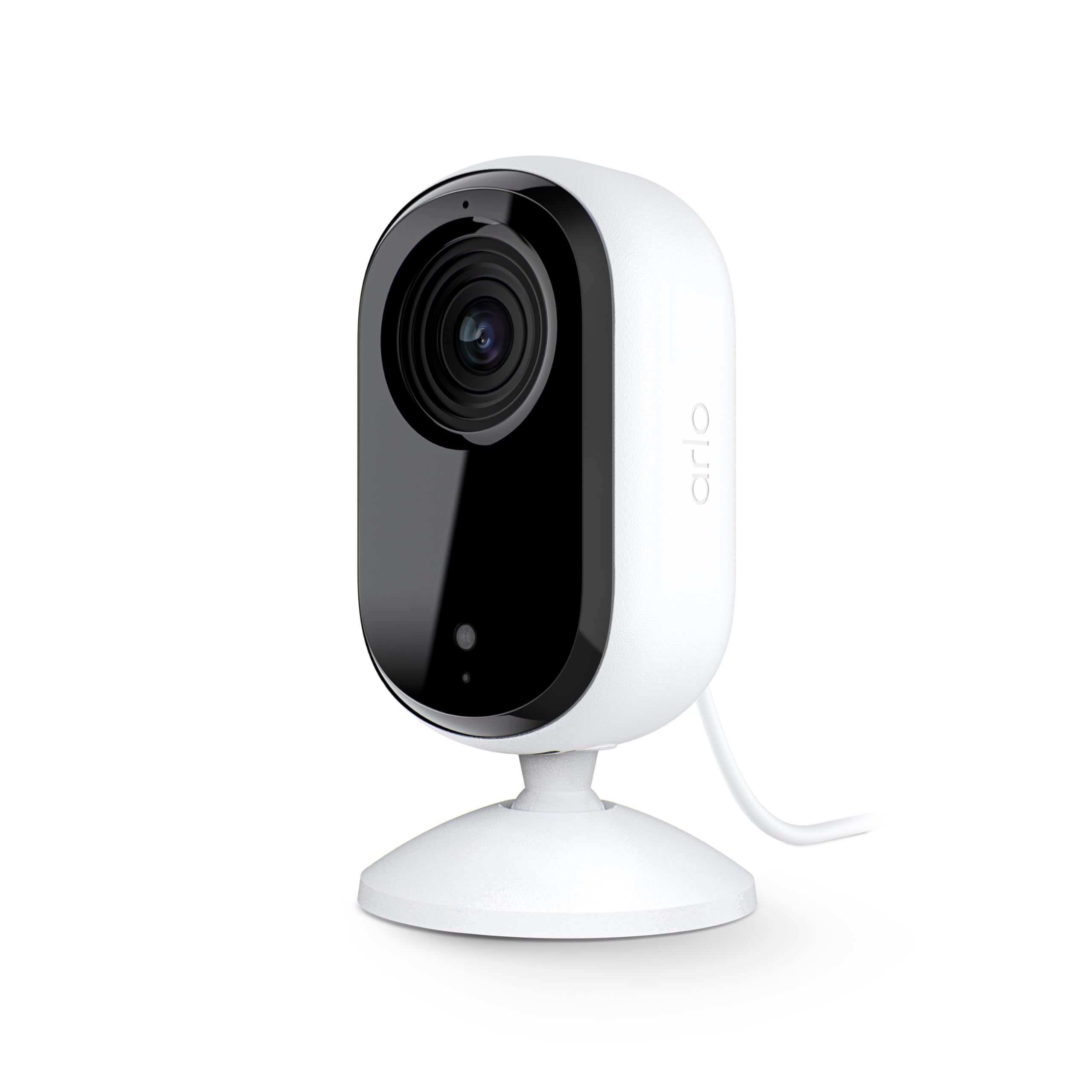 Arlo Essential Security Camera Hd | Indoor Only | 2Nd Gen | Pet Camera & Baby Monitor | Wired, Automated Privacy Shield, 2-Way A