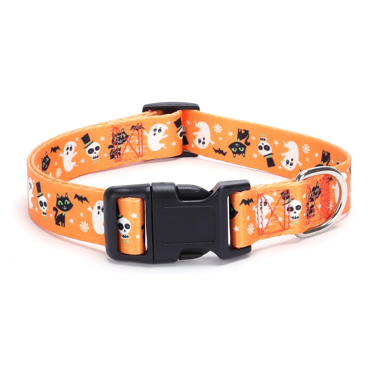 Moonpet Halloween Fall Dog Collars For Large Dogs-Cute Soft Adjustable Boys Girls Male Female Dog Pet Dog Collars-L