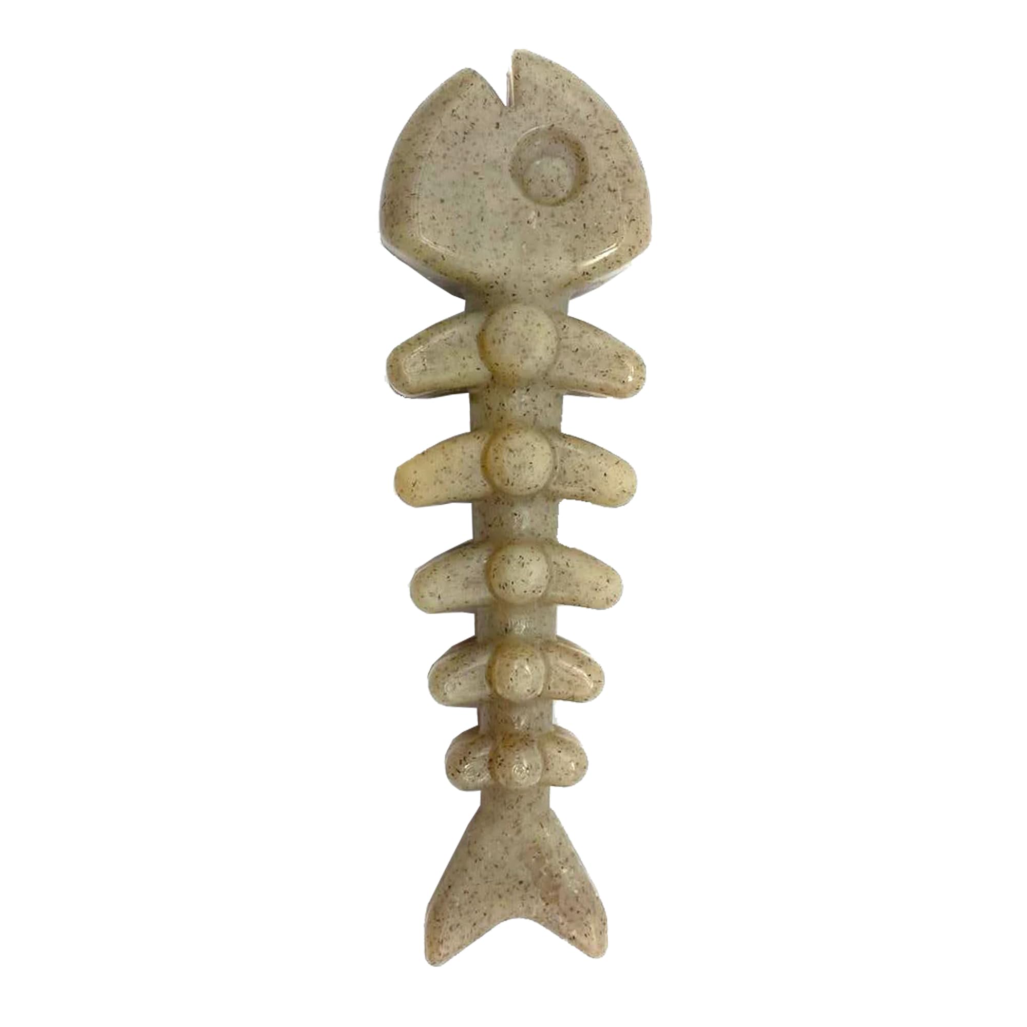 SodaPup Fish Bone - Durable Dog Chew Toy Made in USA from Non-Toxic, Pet Safe, Food Safe, Nylon Material for Mental Stimulation,