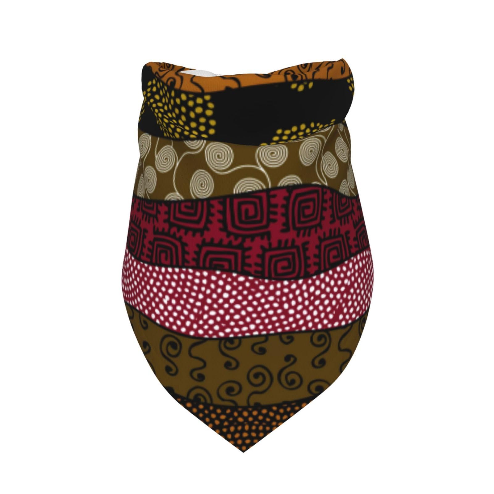 Ethnic Boho African Style Tribal Dog Bandana Scarf Triangle Bibs Pet Accessories Cat Kerchief White31 One Size