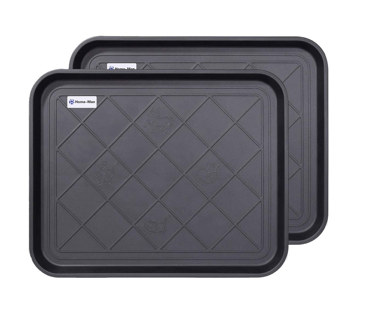 Home-Man Multi-Purpose Boot Tray Mat,Boot Tray For Entryway, Pet Bowl Tray,Dog Bowl Mat,Waterproof Trays For Indoor And Outdoor 