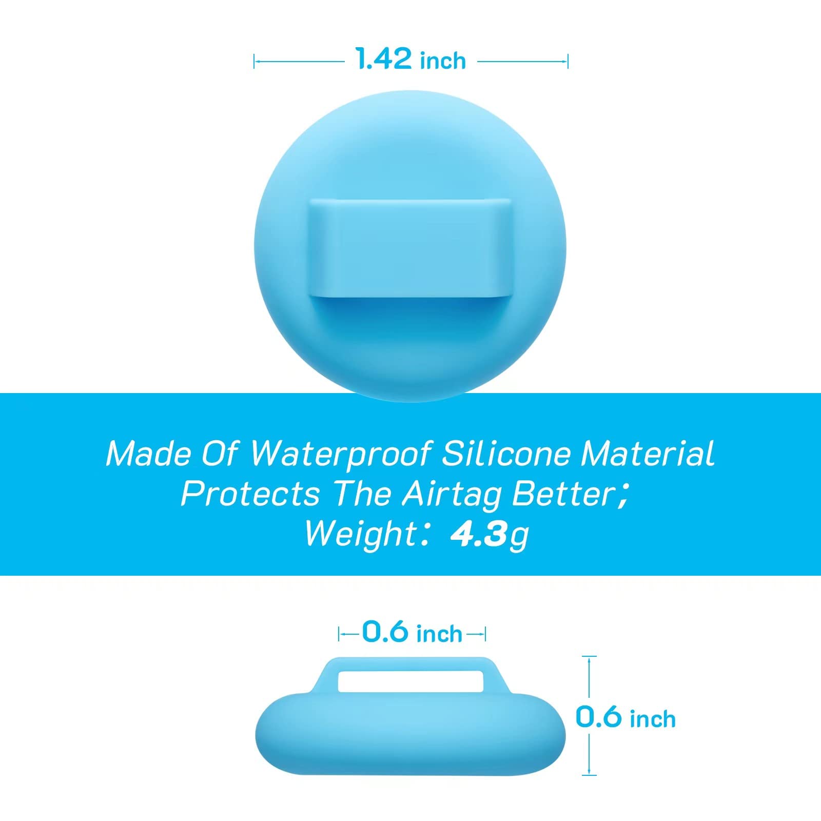 2 Pack Airtag Cat Collar Breakaway With Bell,Reflective Kitten Collar With Apple Airtag Cat Collar Holder,Adjustable 7-12In,Safety Buckle For Girl Boy Cats,Pet Supplies,Accessories,Gifts (Blue)