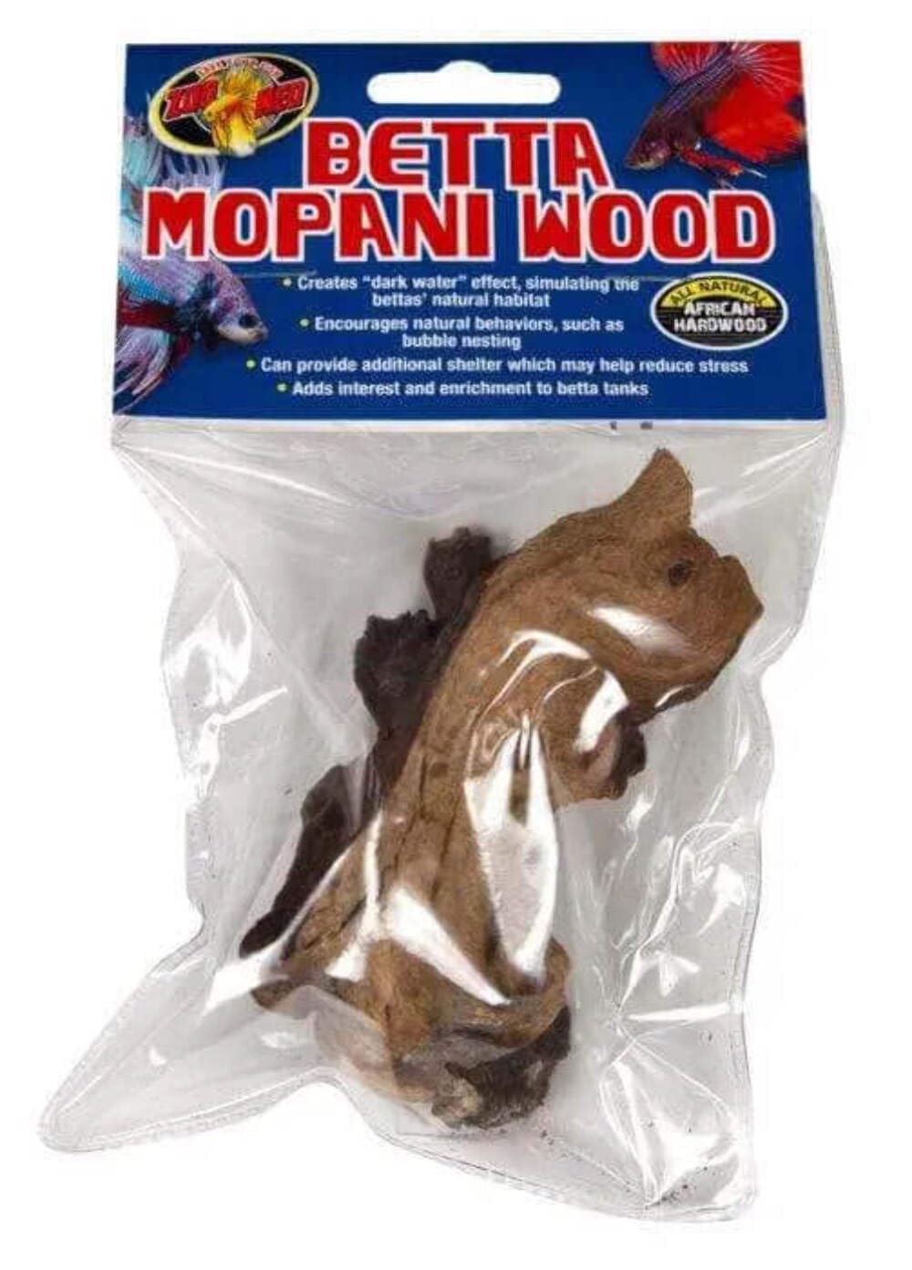 Zoo Med Betta Mopani Wood Fish Aquarium Terrarium Decoration To Create Dark Water    Effect Ba10