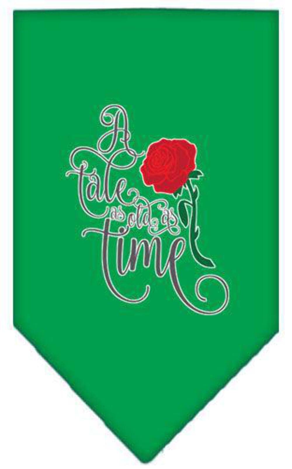 Mirage Pet Product Timeless Tale Screen Print Bandana Light Pink Large