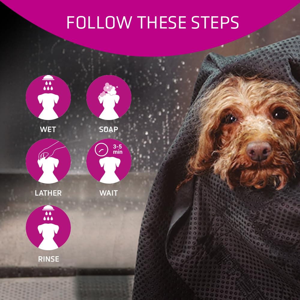 Artero Cosmetics Vitalizing Dog Shampoo 180.8 Oz - Volumizing, Gentle For Sensitive Skin