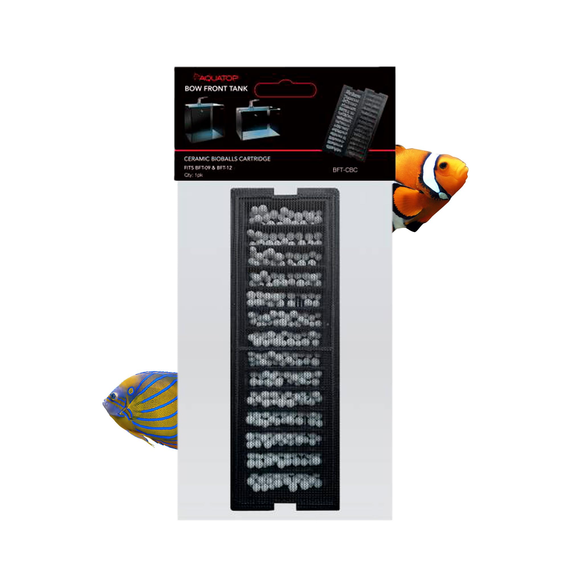 Aquatop Premium Ceramic Bioballs Cartridge 1-Pk For Bft-08 & Bft-13 Tanks Bft-Cbc