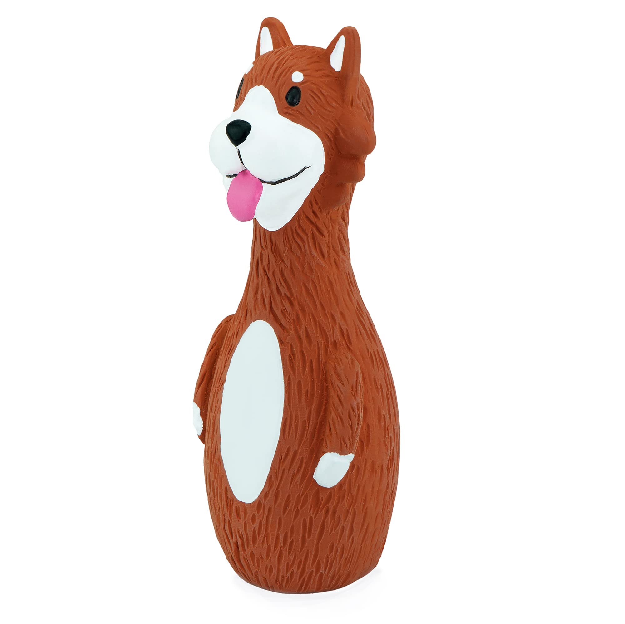 CHIWAVA Squeaky Latex Dog Toys - 3 Pack Small Stick Toys, Assorted Color, Natural Rubber for Interactive Play