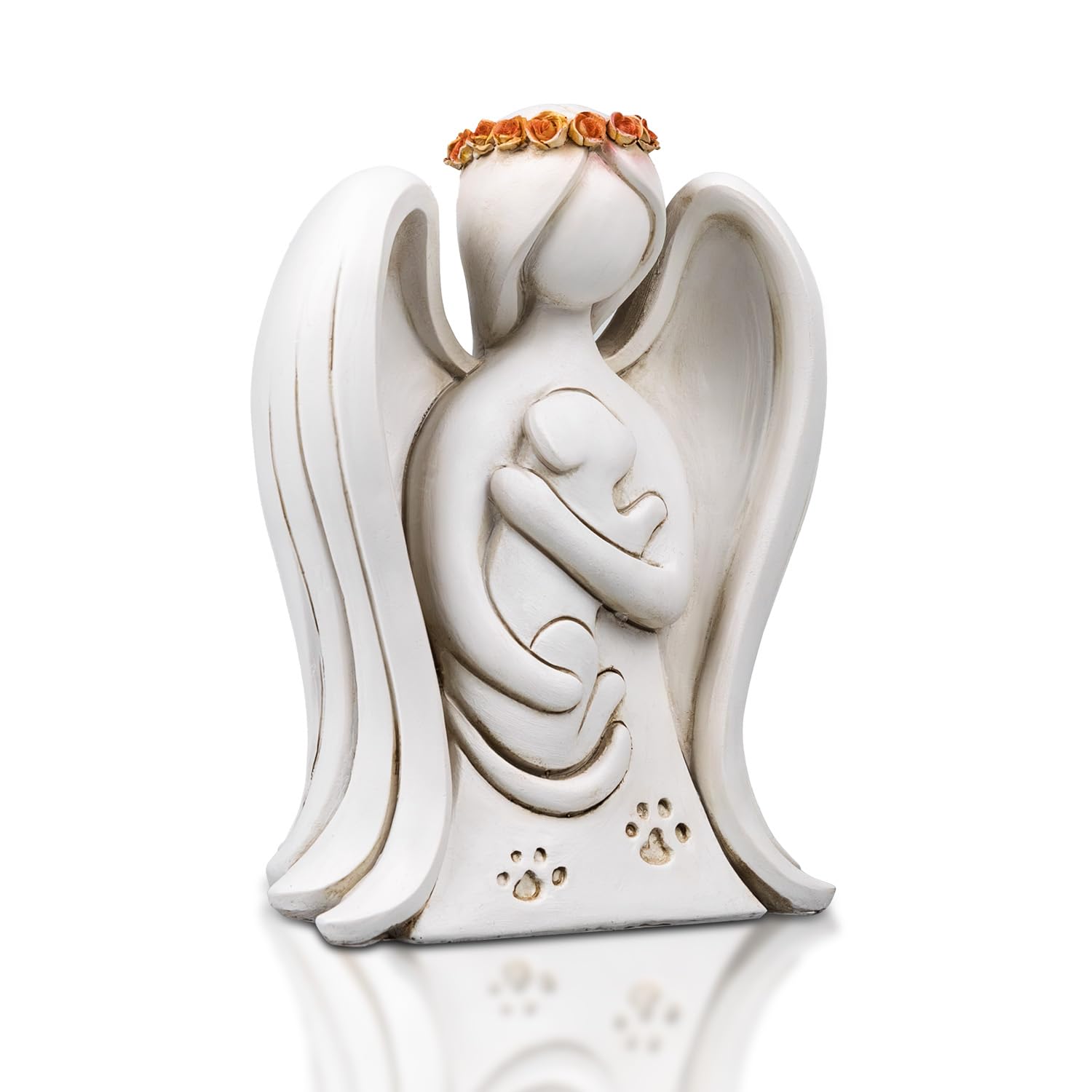 Vessena Dog Memorial Gifts For Loss Of Dog, Pet Memorial Gifts, Resin Angel Statues,Sculpting Angels, Pet Sympathy Bereavement