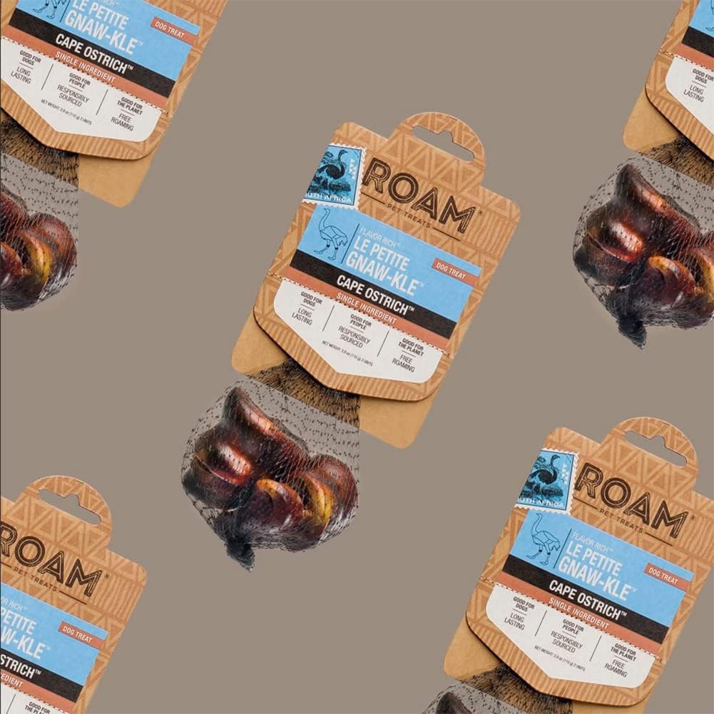 ROAM PET TREATS Le Petite Gnaw-kle Bone, 2 Extra Small, Long-Lasting Single-Ingredient Dog Chew