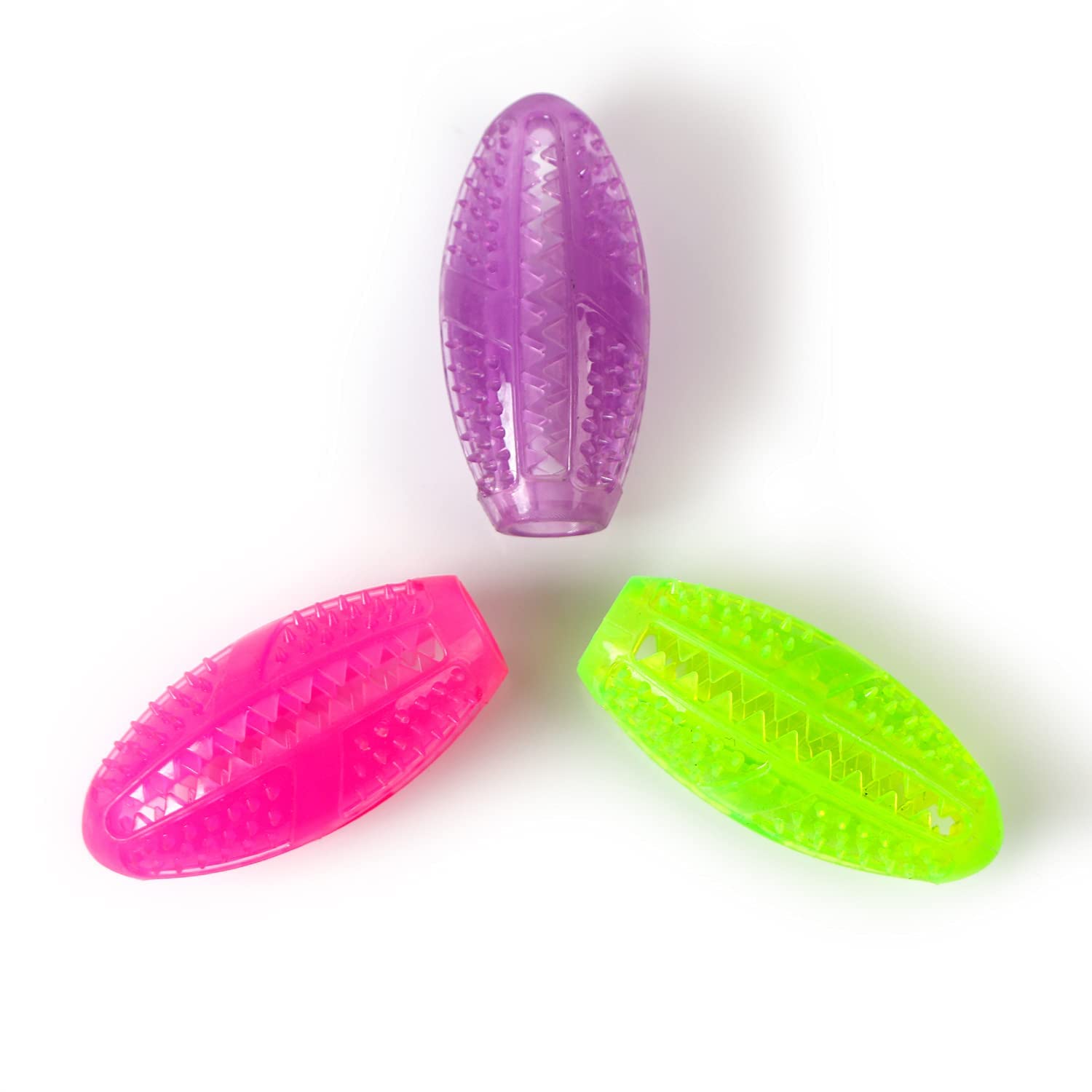 Pets Empire Rubber Pet Tooth Cleaning Chew Balls Feeder Chew Ball Tooth Cleaning Ball Training Dog Toys 1 Piece (Color May Vary