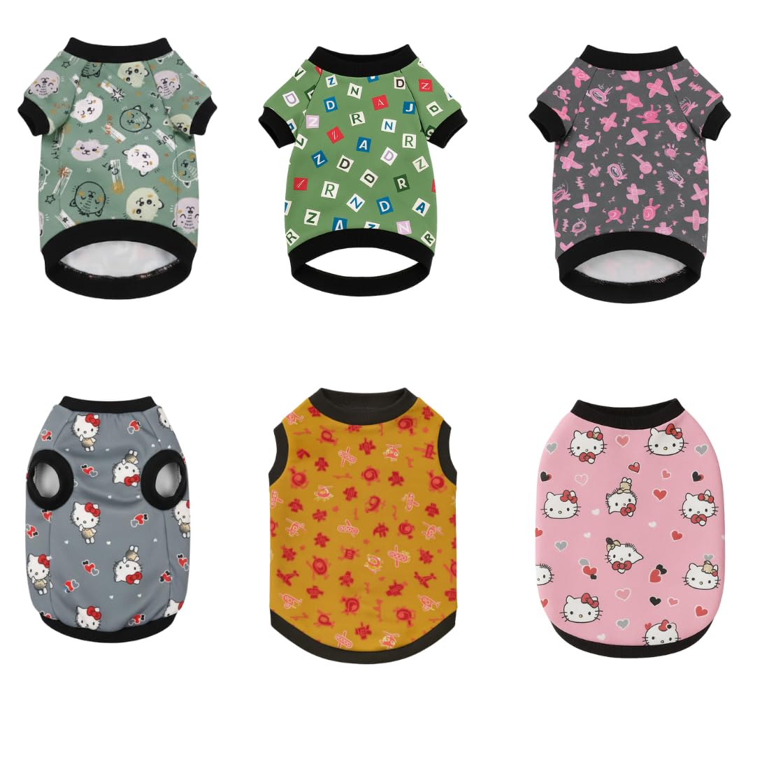 Dog Warm Winter  Printed TShirt For Small Dogs & Cats | UltraWarm Windproof Coat | Washable Pet Vest Apparel For Indoor & Out