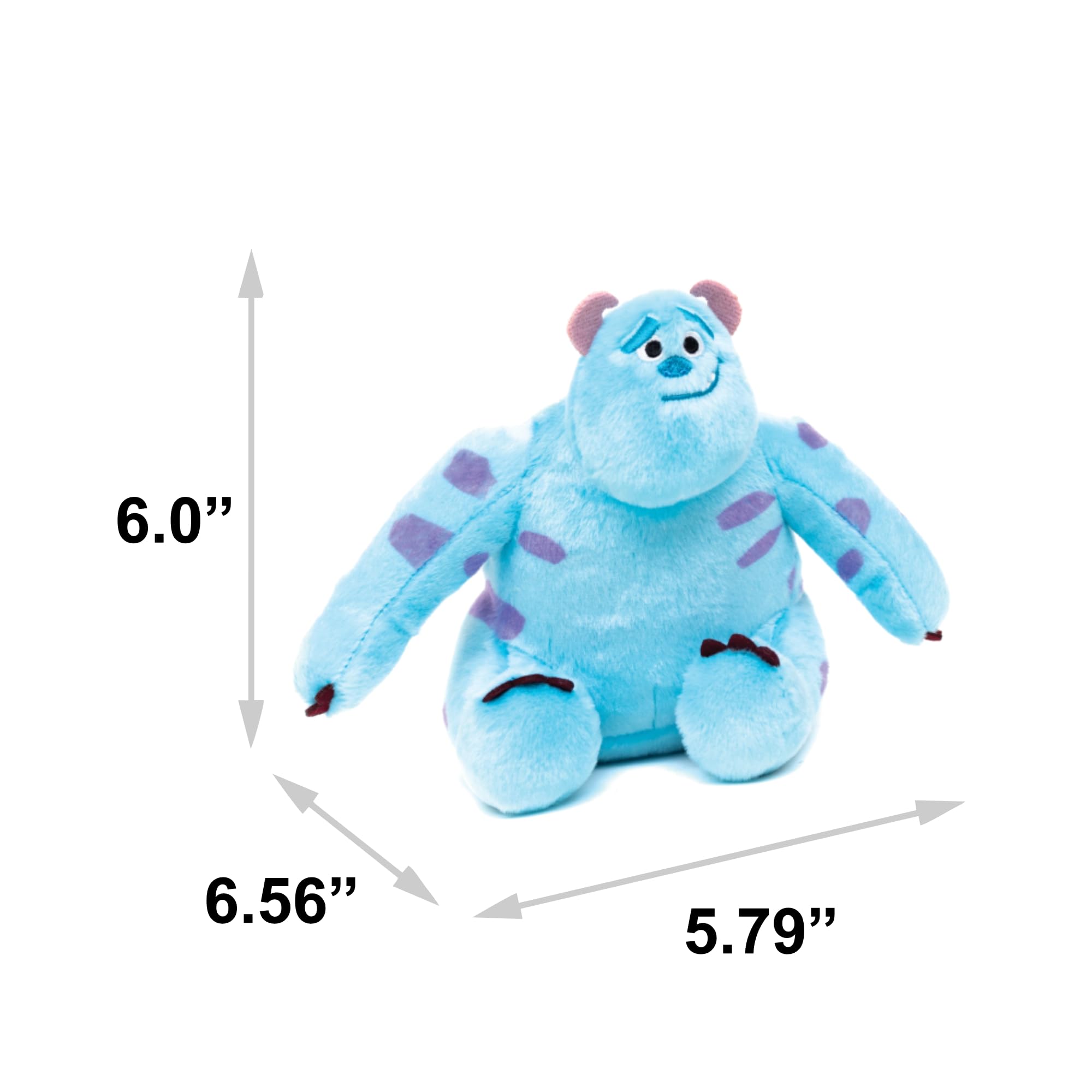 Buckle-Down Disney Dog Toy, Monster Inc, Plush (Monster Inc Furry Sulley)