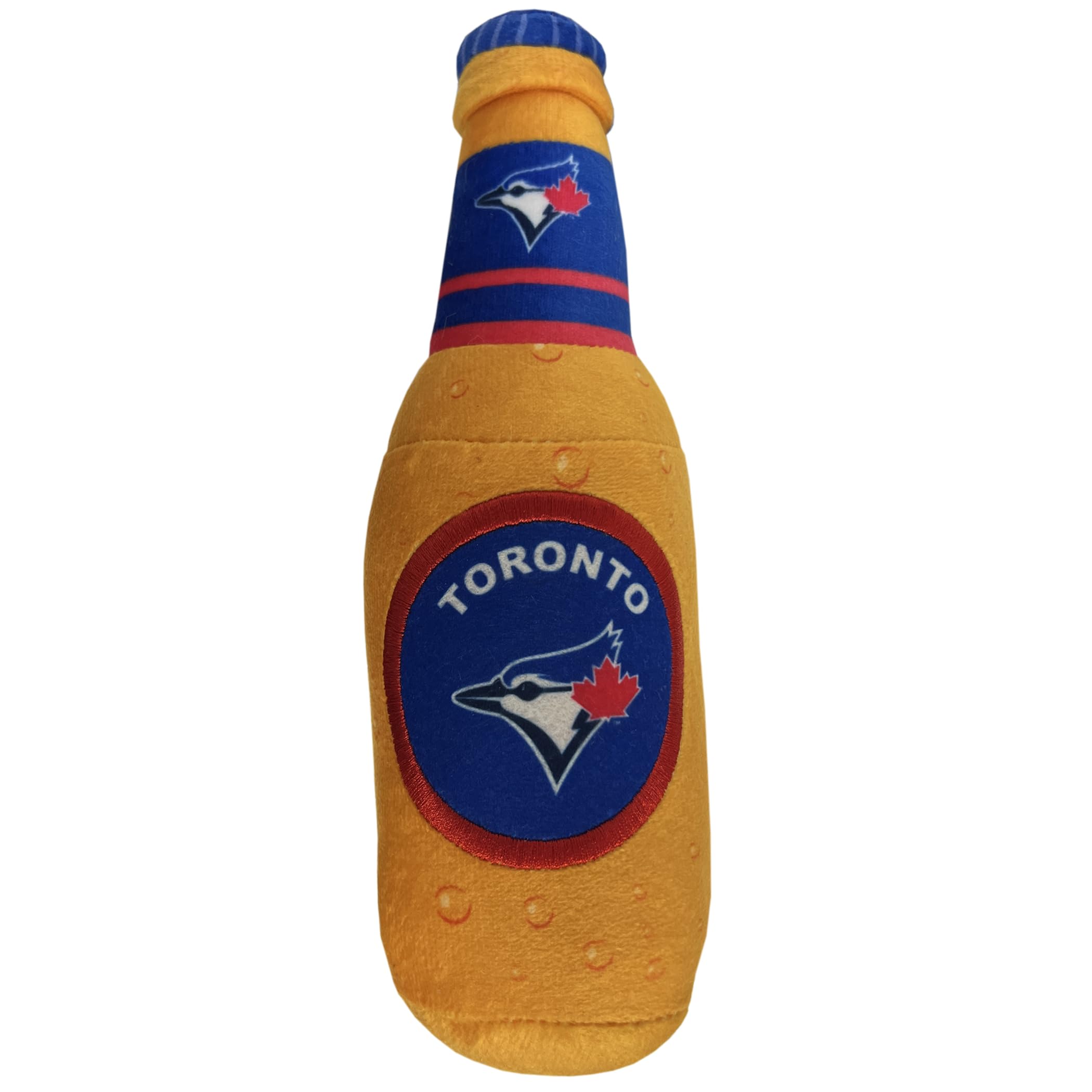Pets First Mlb Toronto Blue Jays Stadium Beer Bottle Plush Dog Toy-Cutest Plush Toy For Dogs & Cats With Inner Squeaker & Premiu